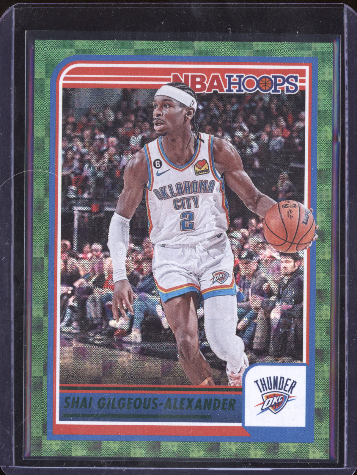 Shai Gilgeous-Alexander 2023-24 Panini Hoops 59 Hyper Green 12/25