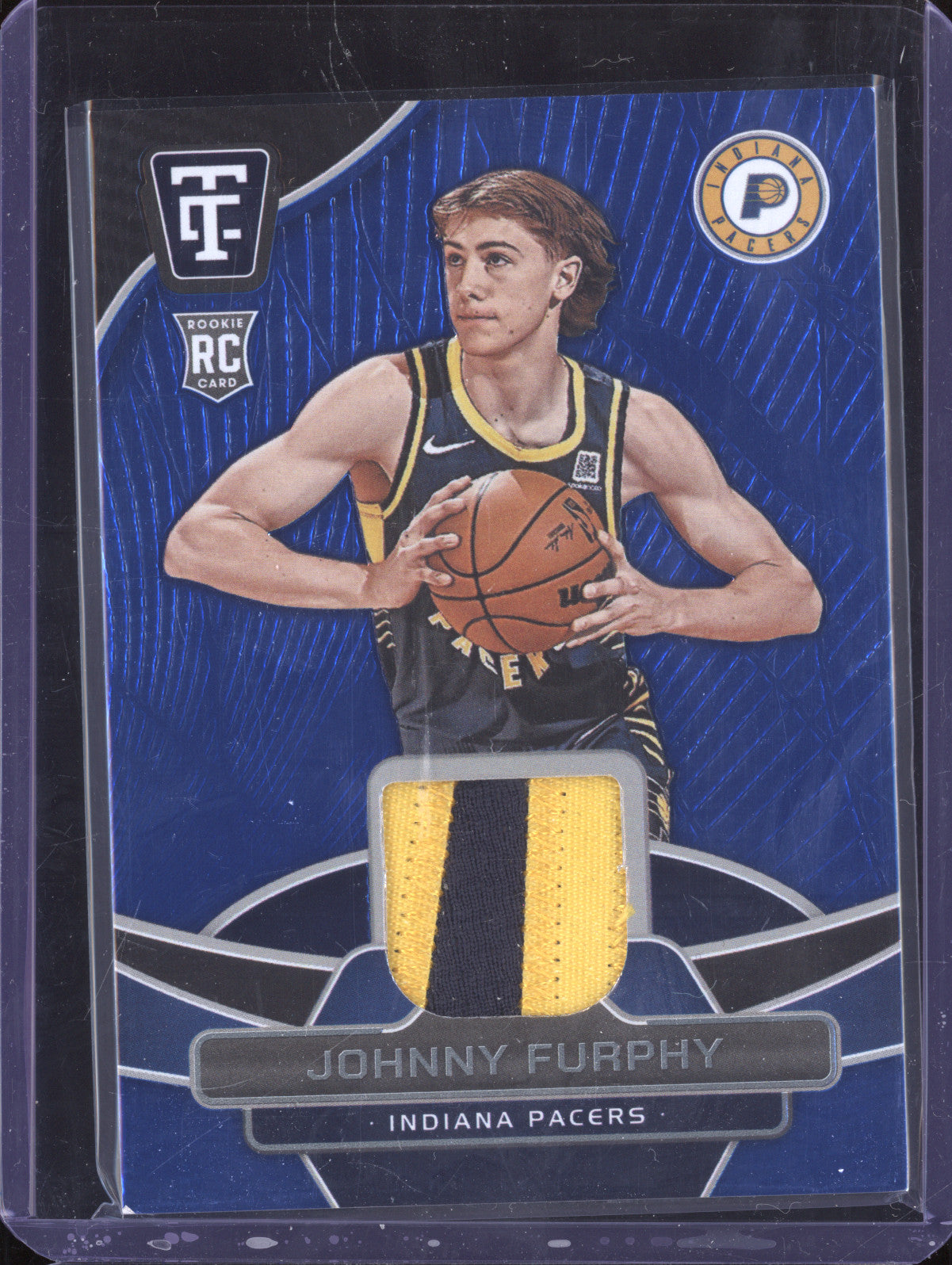 Johnny Furphy 2024-25 Panini Totally Certified TCM-JNF Materials Blue RC /49