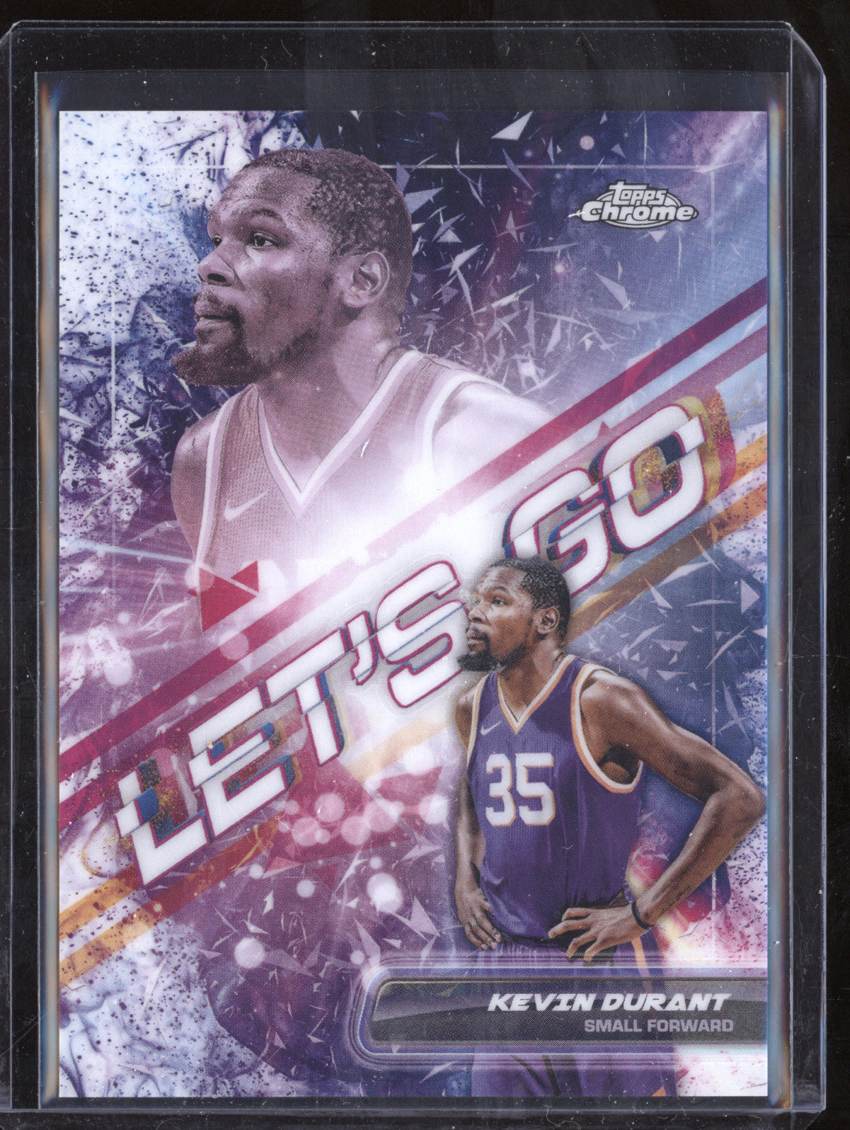 Kevin Durant 2023-24 Topps Chrome LG-6 Let's Go