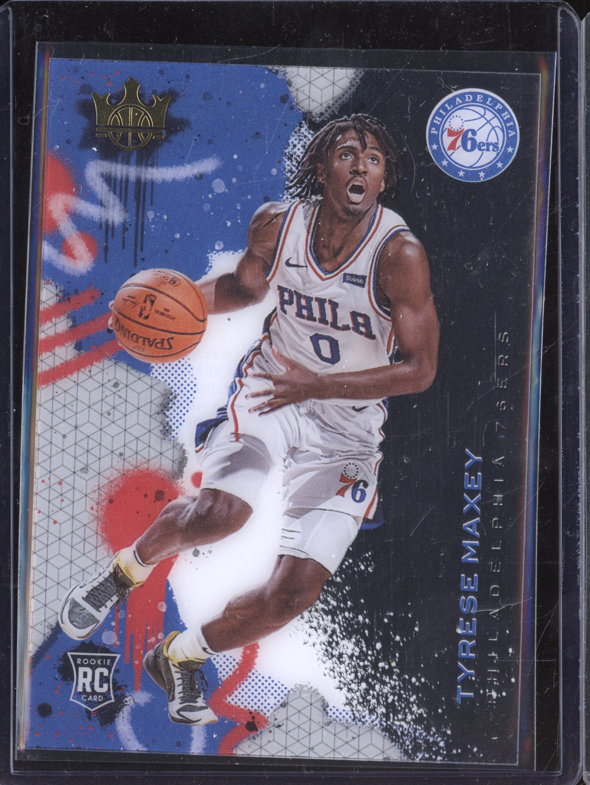Tyrese Maxey 2020-21 Panini Court Kings 1 Acetate Rookies RC