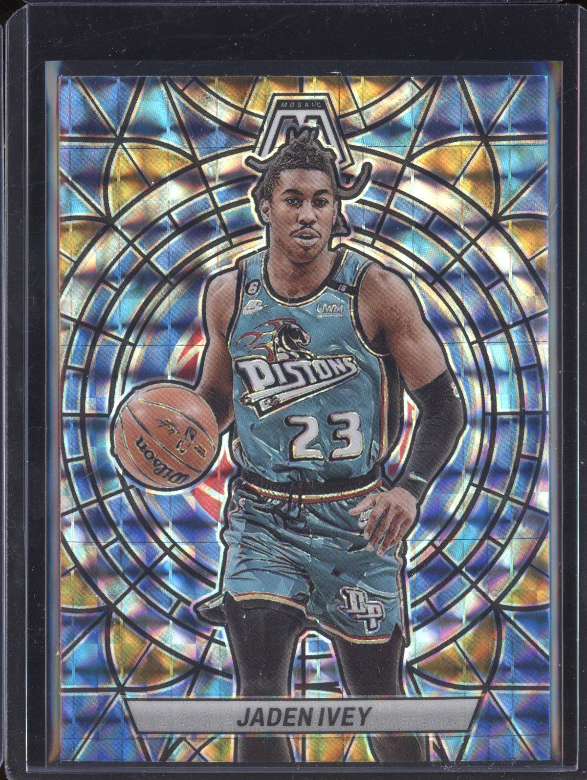 Jaden Ivey 2022-23 Panini Mosaic 7 Stained Glass RC