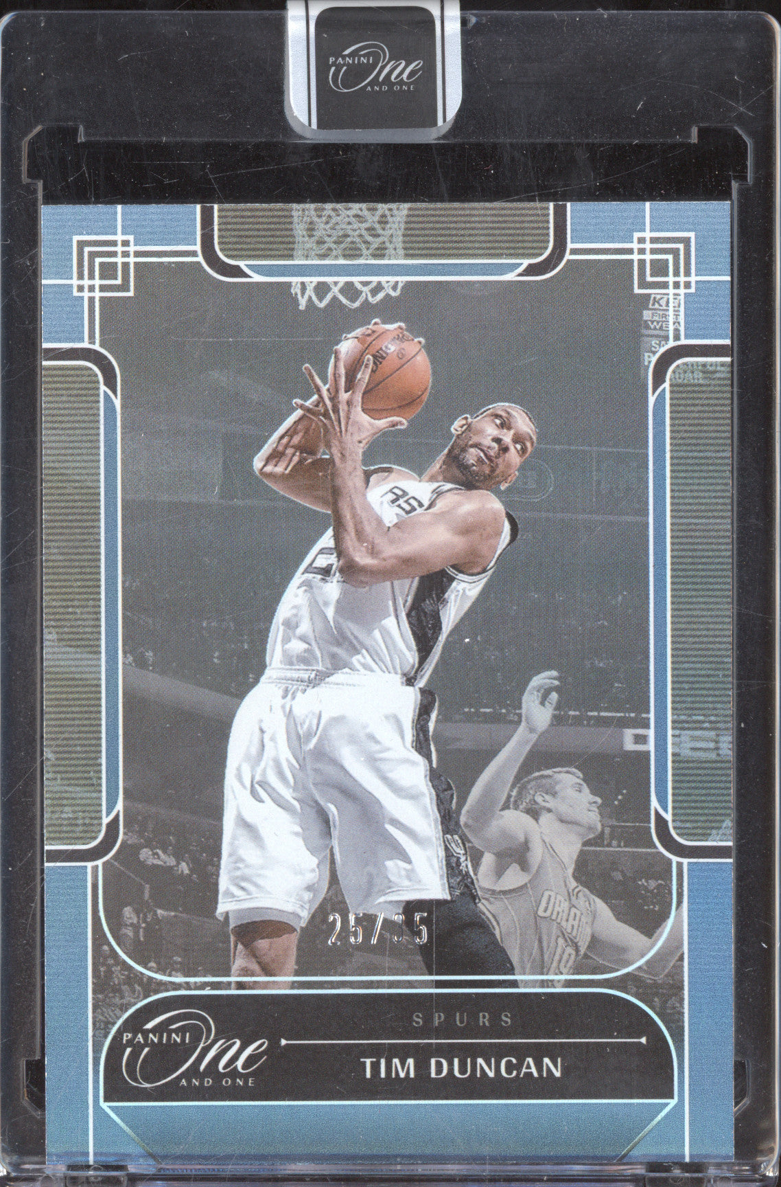 Tim Duncan 2023-24 Panini One and One 197 Blue 25/35