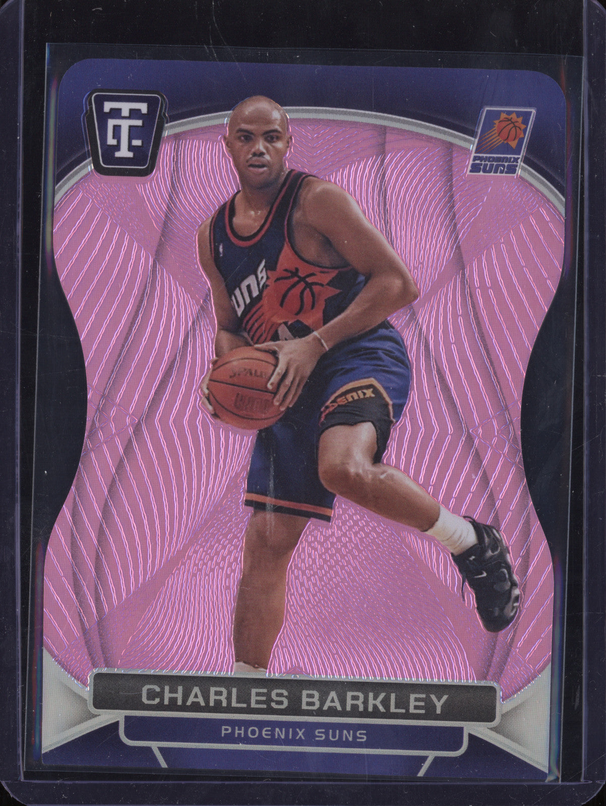 Charles Barkley 2024-25 Panini Totally Certified 183 Pink Die-Cut 103/125