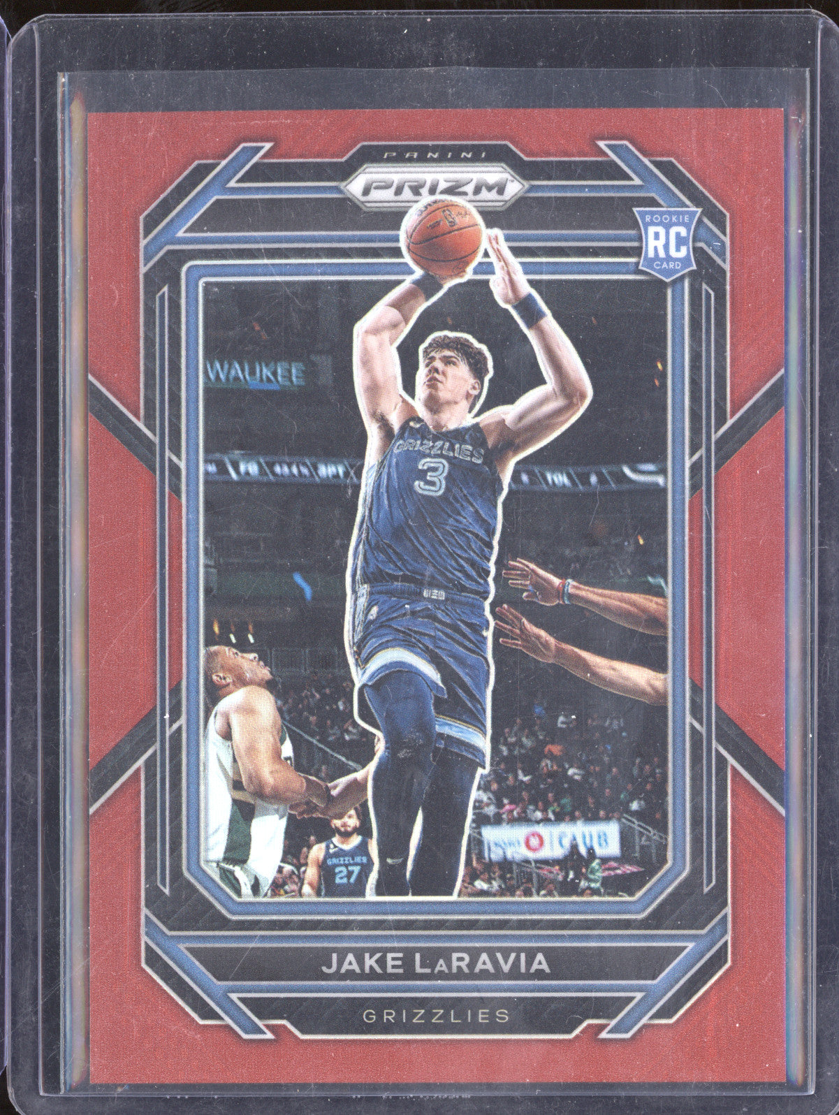 Jake LaRavia 2022-23 Panini Prizm 244 Red RC 267/299