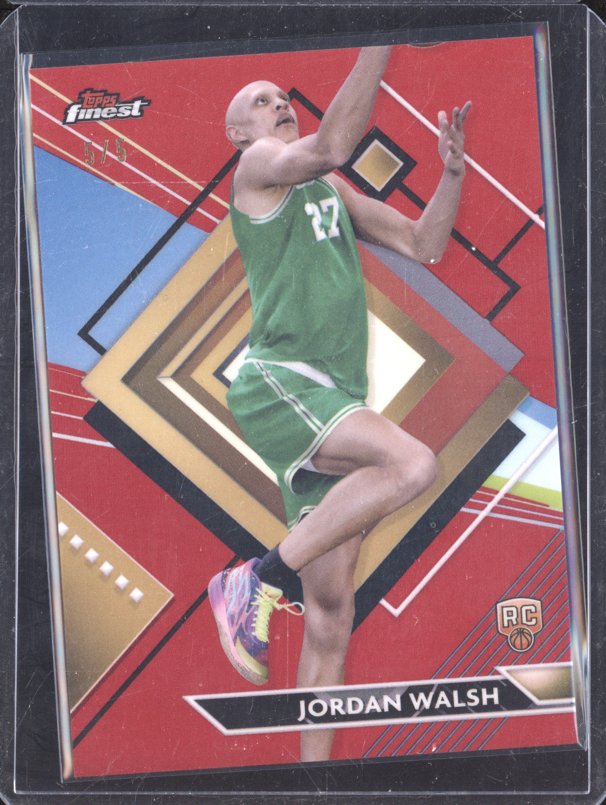 Jordan Walsh 2023-24 Topps Finest 300 Red RC 5/5