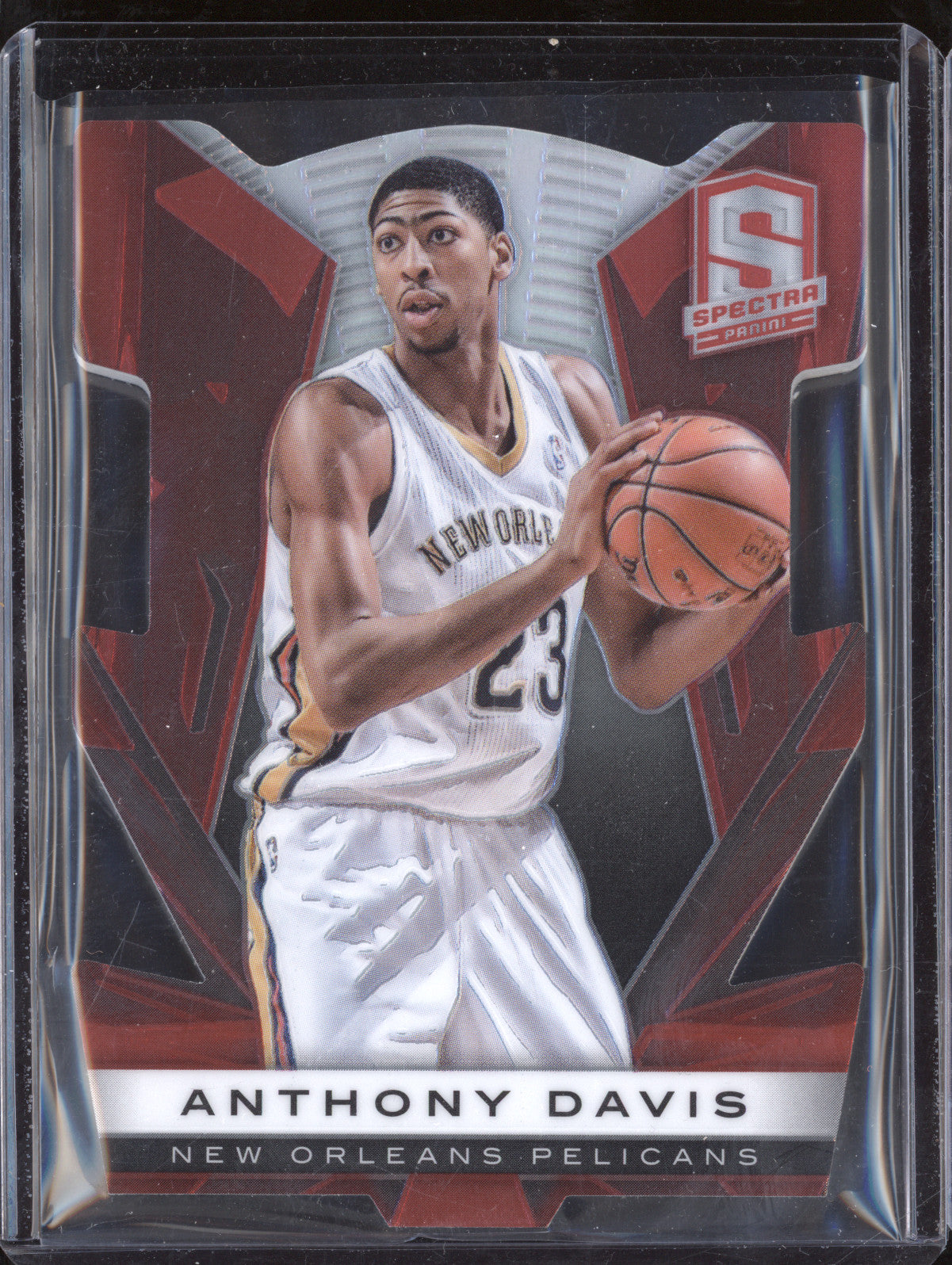 Anthony Davis 2013-14 Panini Spectra 52 Red Die-Cut 20/25