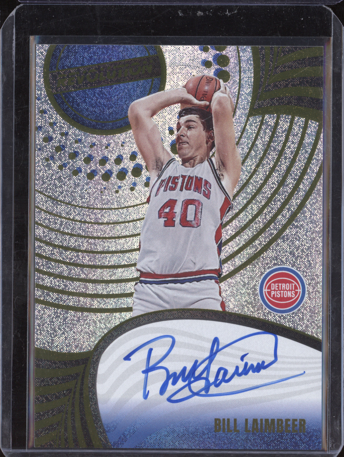 Bill Laimbeer 2023-24 Panini Revolution A-BLP Autograph