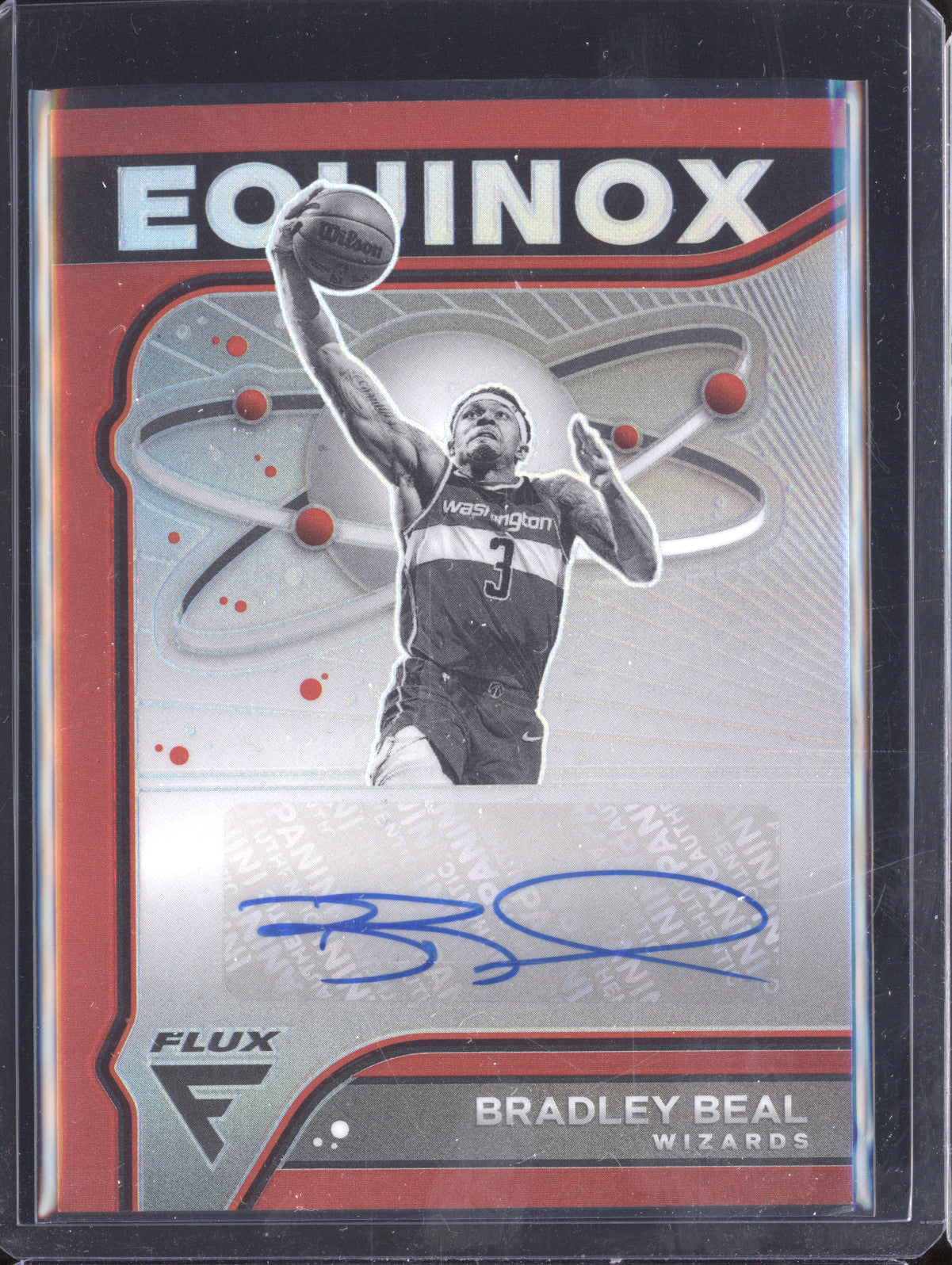 Bradley Beal 2022-23 Panini Flux EA-BDB Equinox Auto Red 1/35