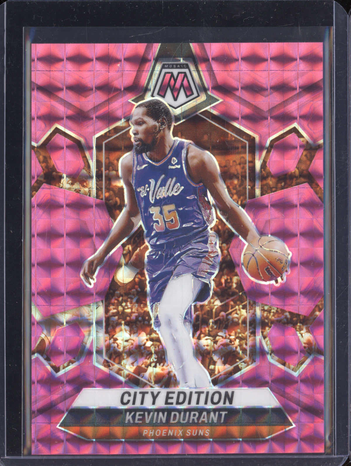 Kevin Durant 2023-24 Panini Mosaic 286 Pink Mosaic 094/149