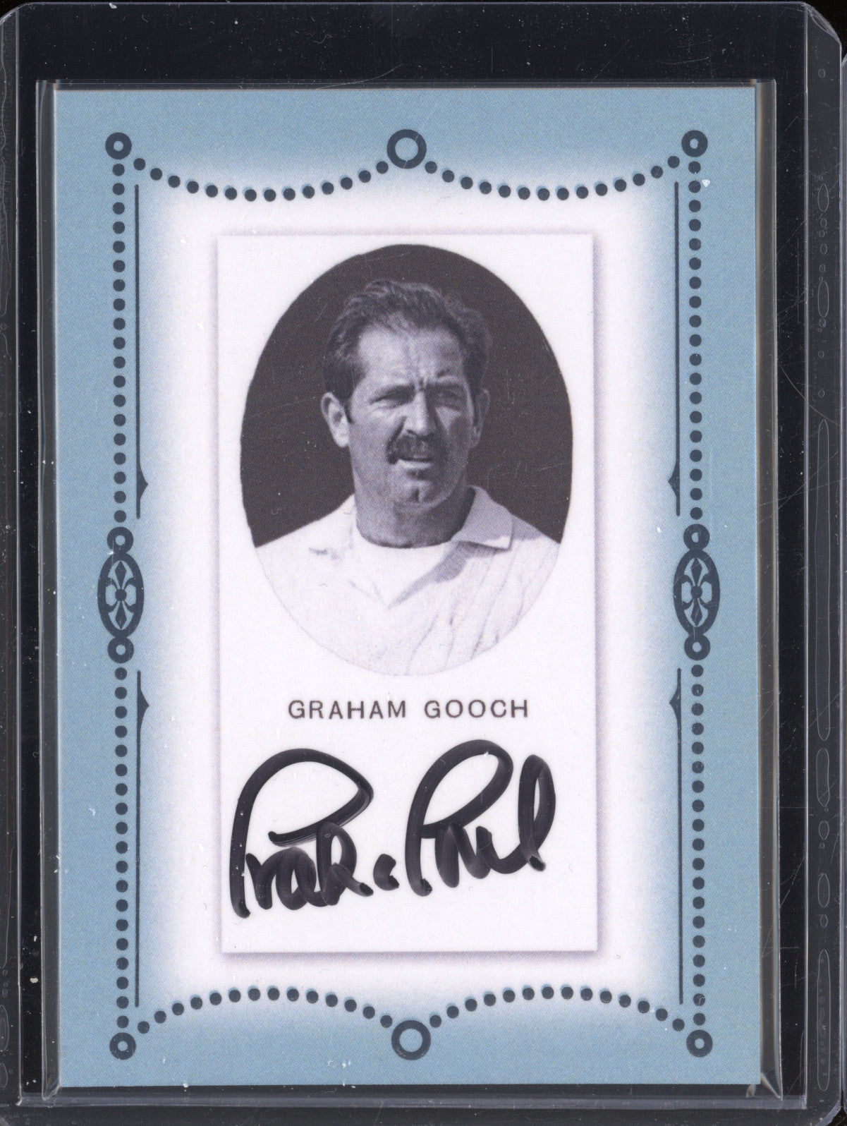 Graham Gooch 2024 Futera Vintage Cricket CTA02 Taddies Auto 5/8