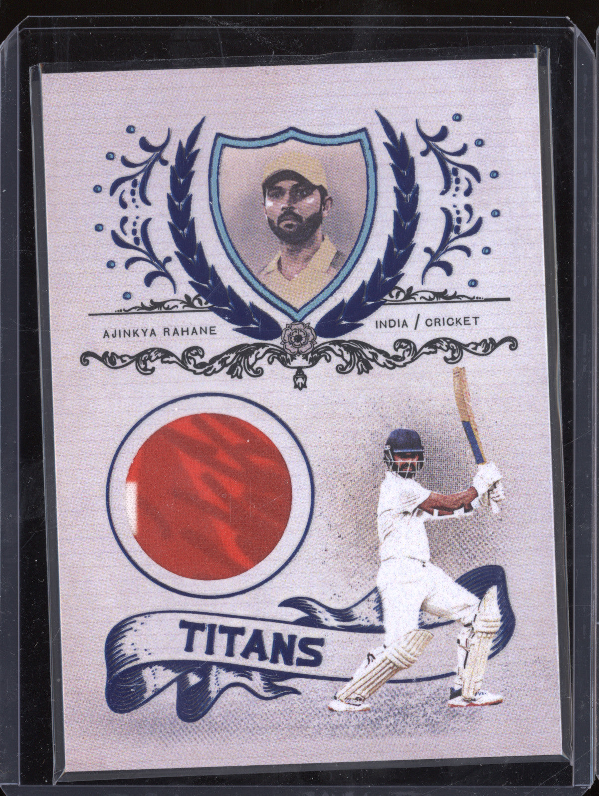 Ajinkya Rahane 2024 Futera Vintage Cricket TTC07 Titans Memorabilia 6/6