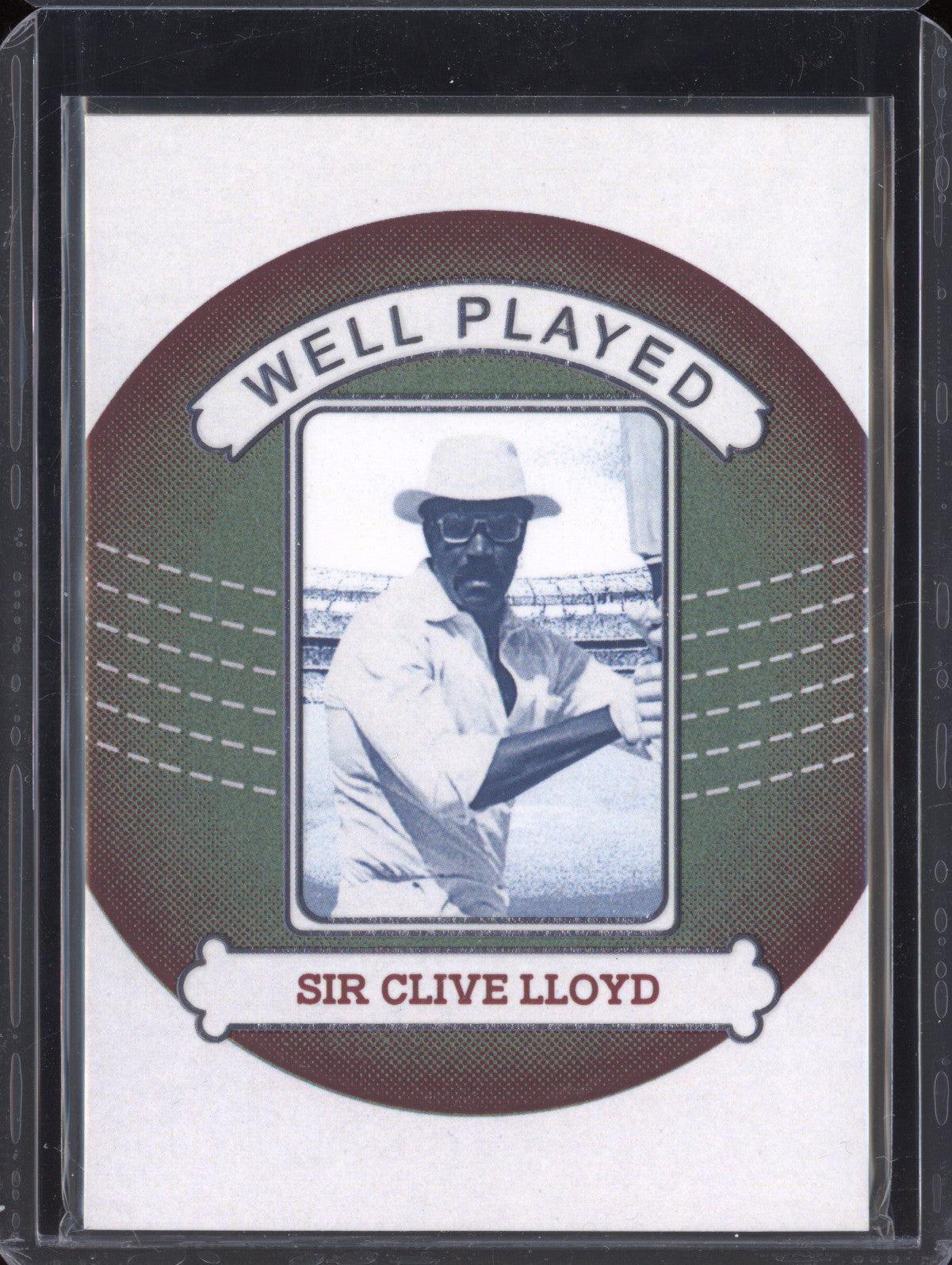 Sir Clive Lloyd 2024 Futera Vintage Cricket WP08 Well Played 9/9