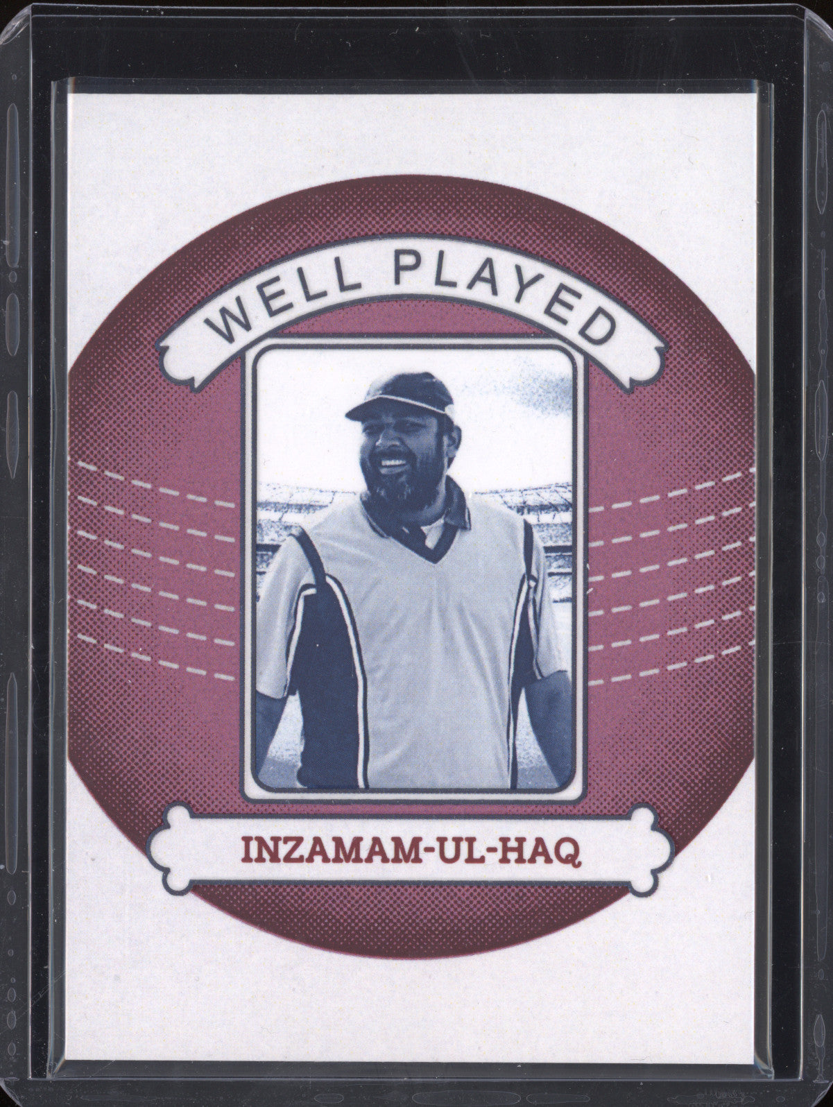 Inzamam-Ul-Haq 2024 Futera Vintage Cricket WP16 Well Played 4/5