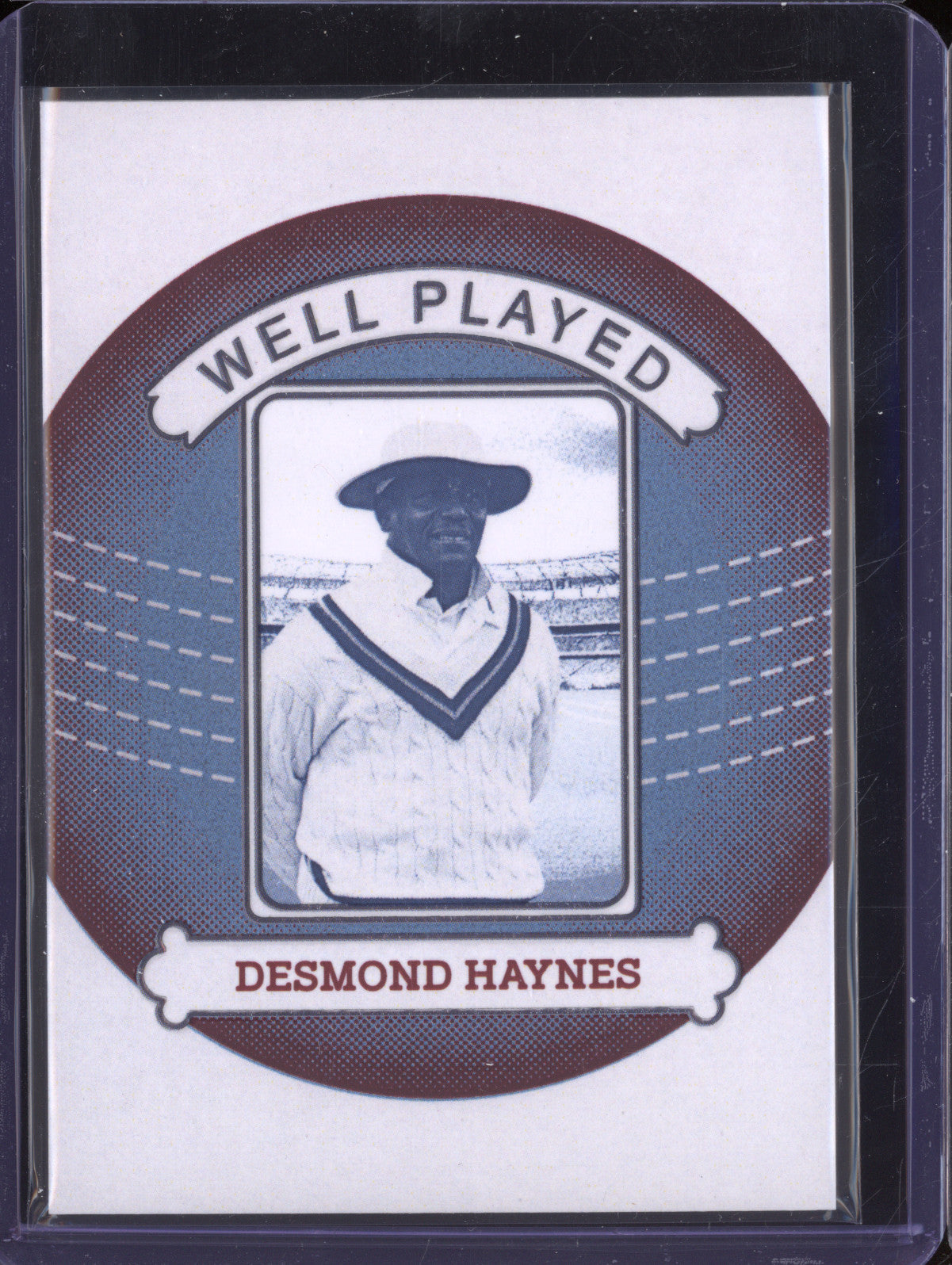 Desmond Haynes 2024 Futera Vintage Cricket WP24 Well Played 6/7