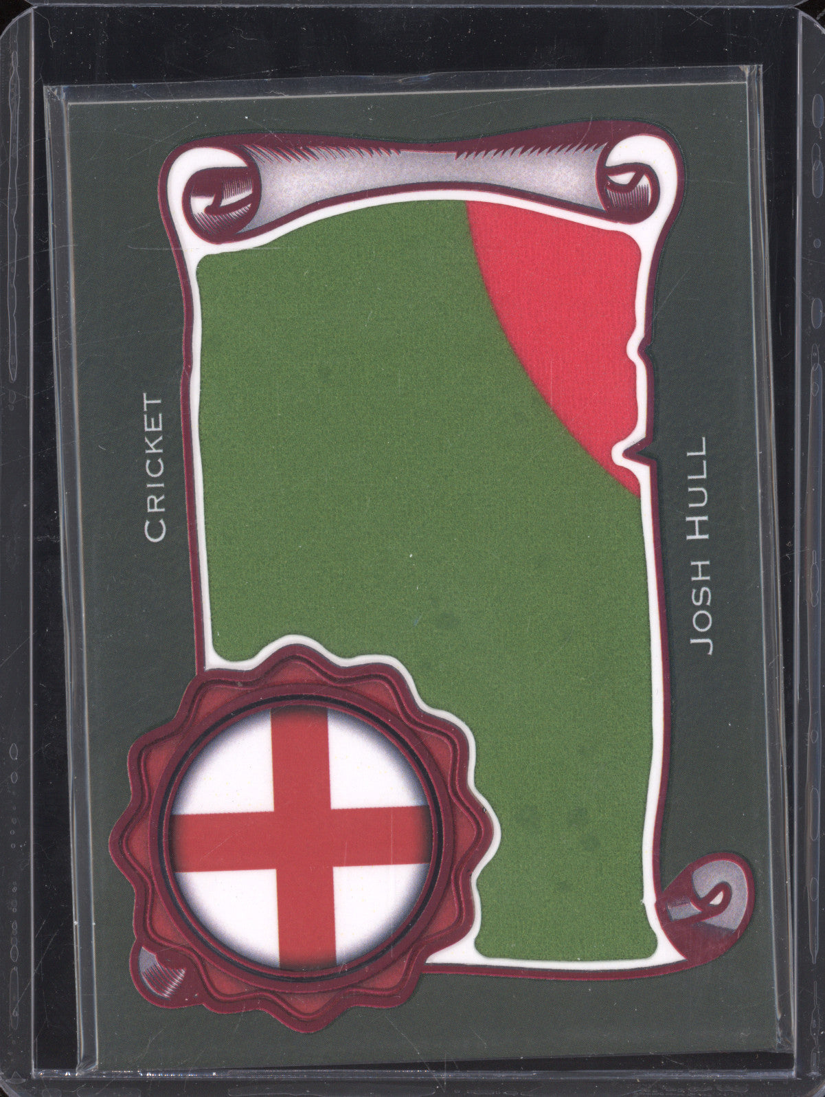 Josh Hull 2024 Futera Vintage Cricket AU06 Flag Memorabilia 3/4