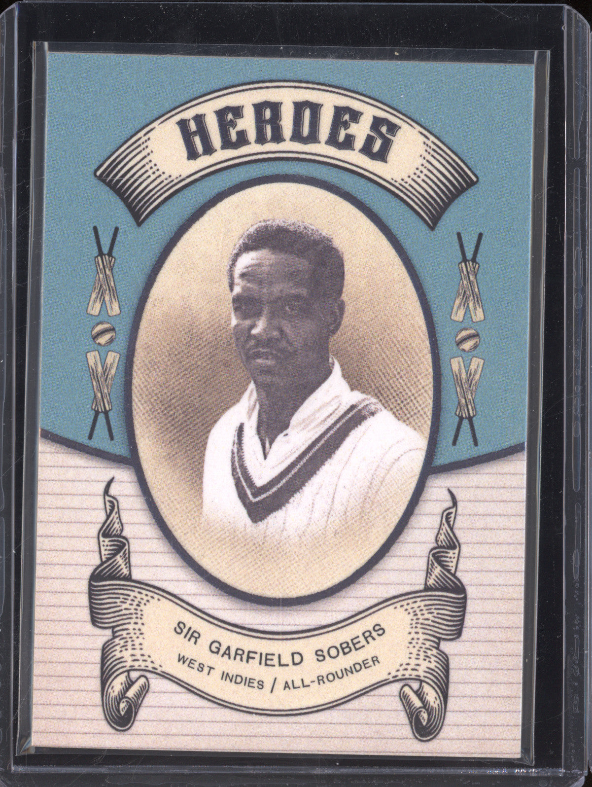 Sir Garfield Sobers 2024 Futera Vintage Cricket VC07 Heroes 93/250