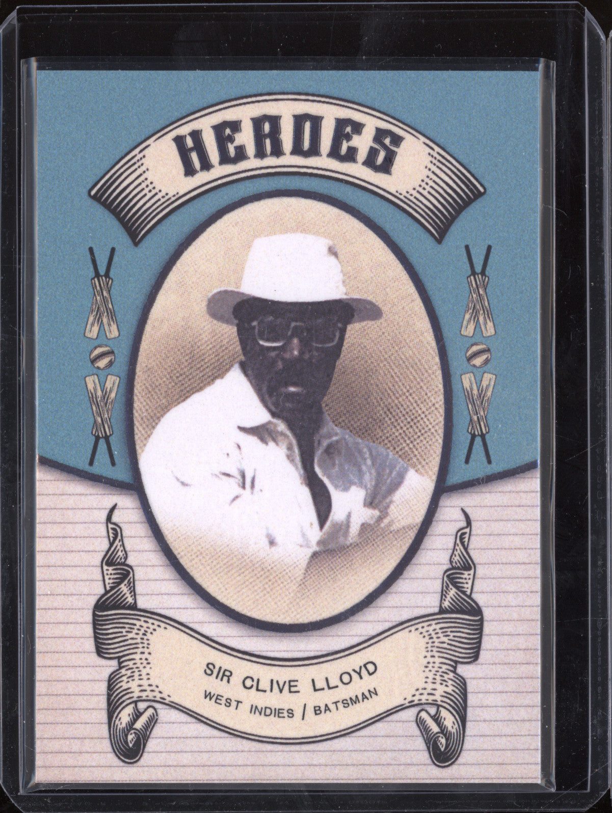 Sir Clive Lloyd 2024 Futera Vintage Cricket VC08 Heroes 123/250