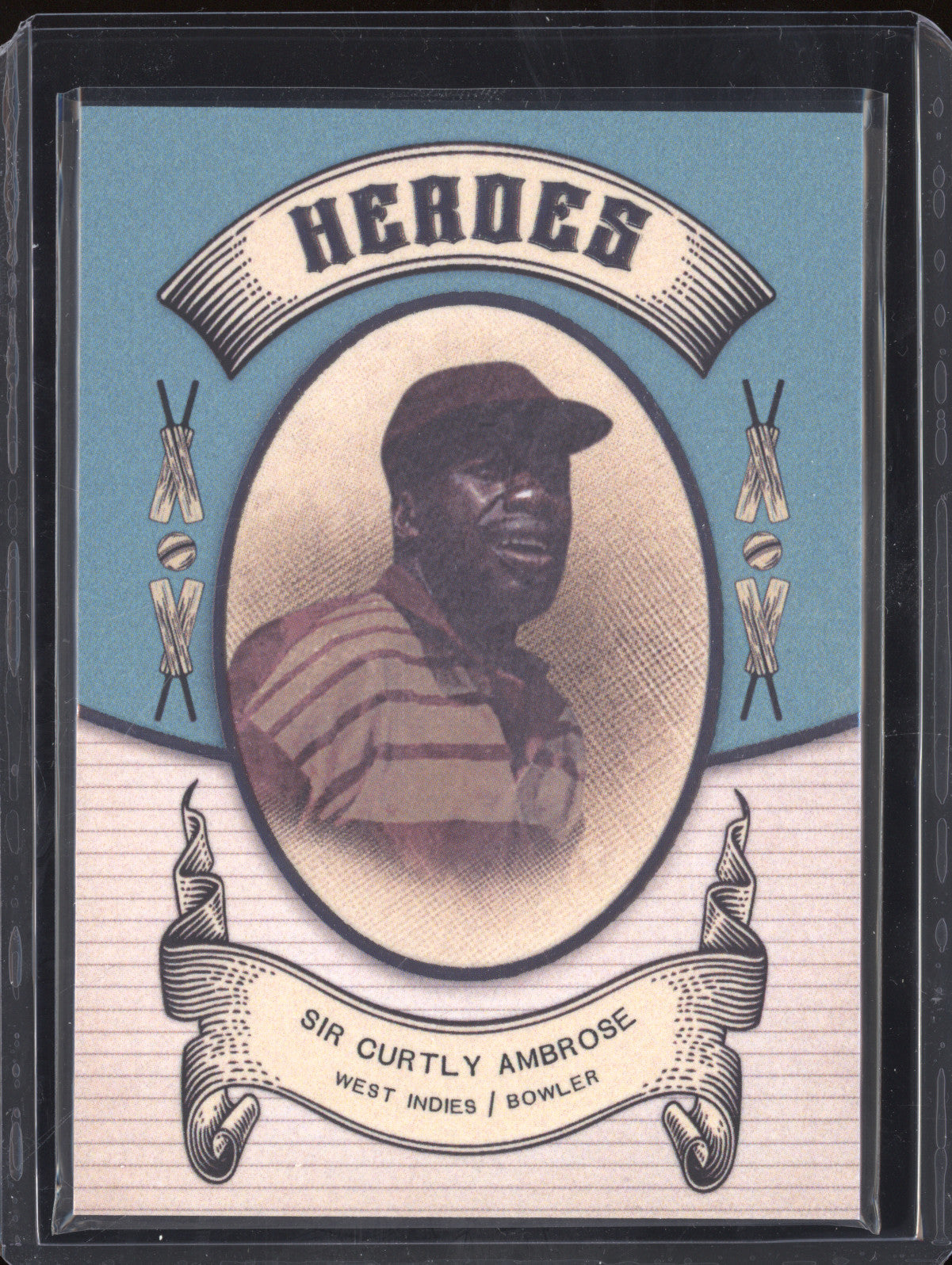 Sir Curtly Ambrose 2024 Futera Vintage Cricket VC09 Heroes 246/250