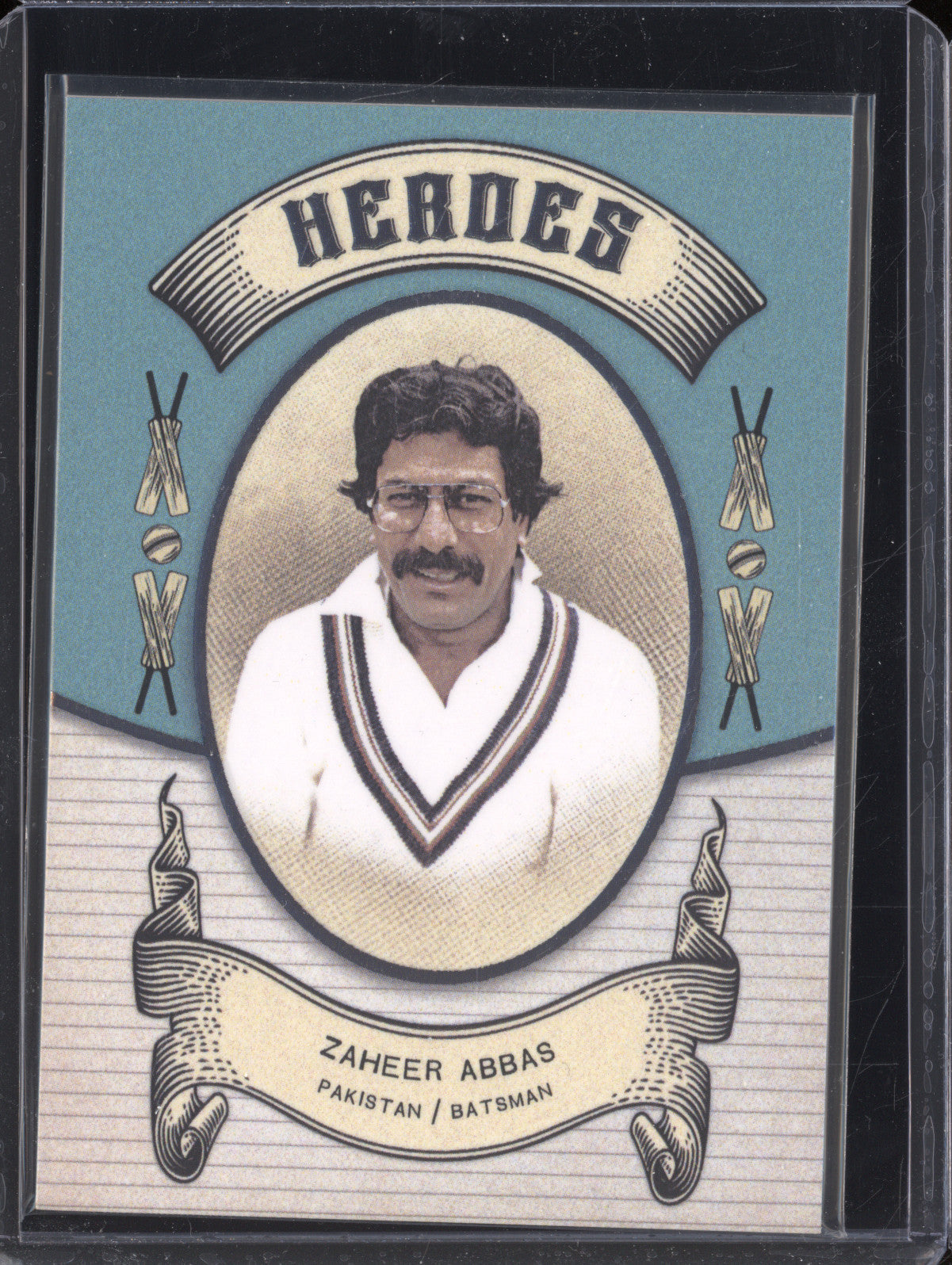 Zaheer Abbas 2024 Futera Vintage Cricket VC27 Heroes 61/250