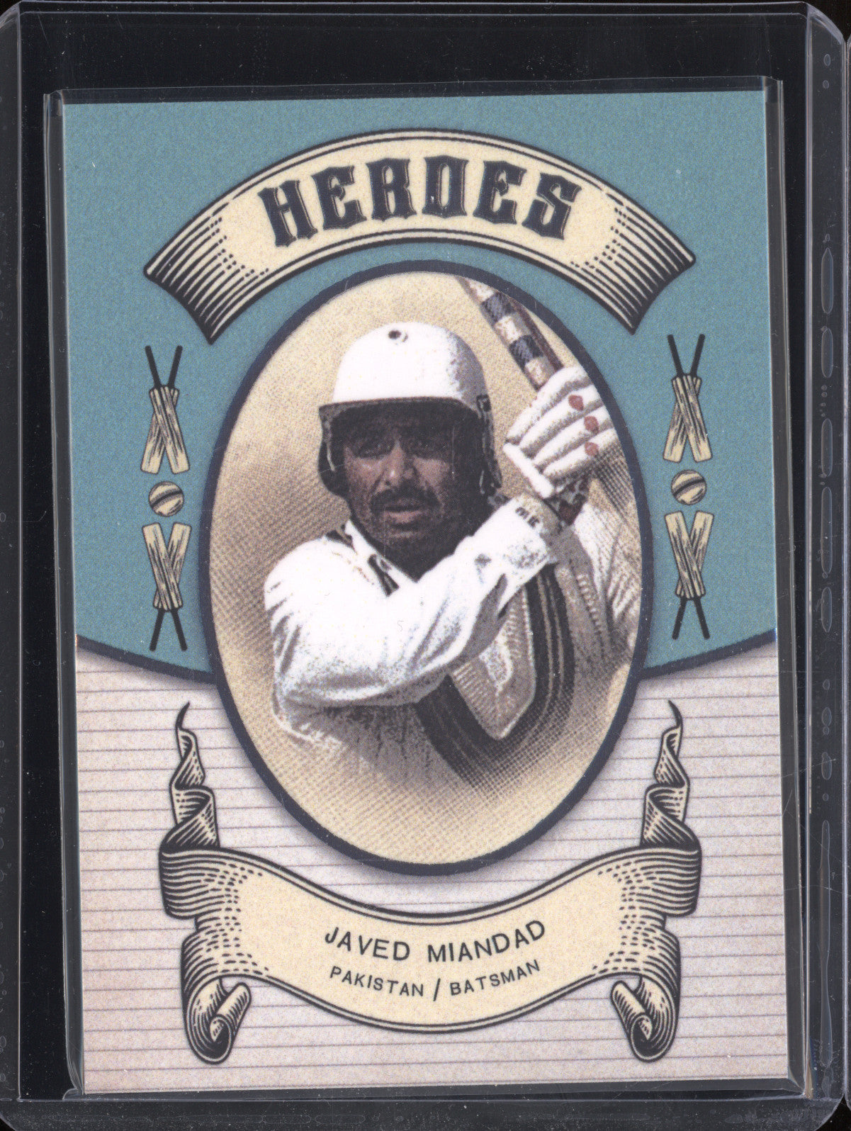 Javed Miandad 2024 Futera Vintage Cricket VC28 Heroes 244/250