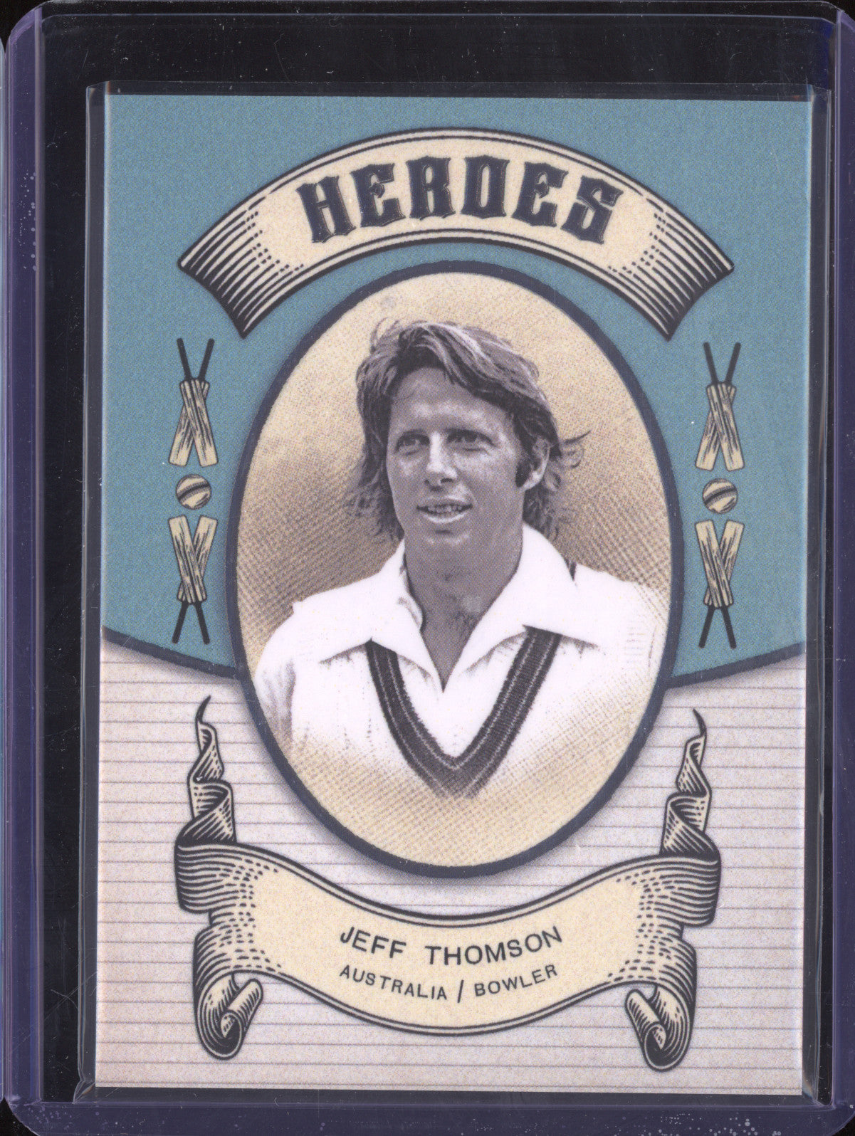 Jeff Thomson 2024 Futera Vintage Cricket VC30 Heroes 95/250