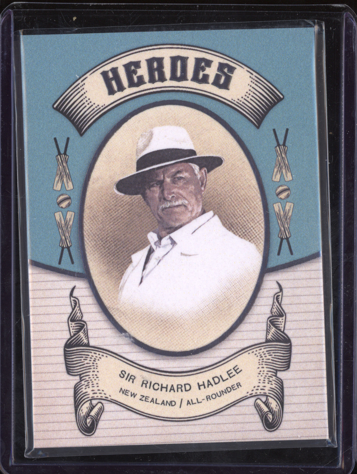 Sir Richard Hadlee 2024 Futera Vintage Cricket VC04 Heroes 113/250