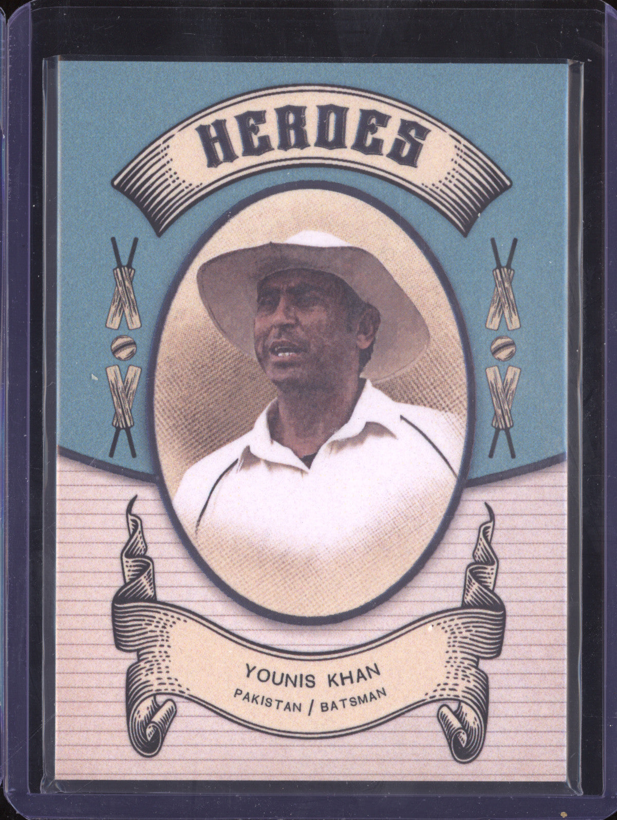 Younis Khan 2024 Futera Vintage Cricket VC15 Heroes 53/250