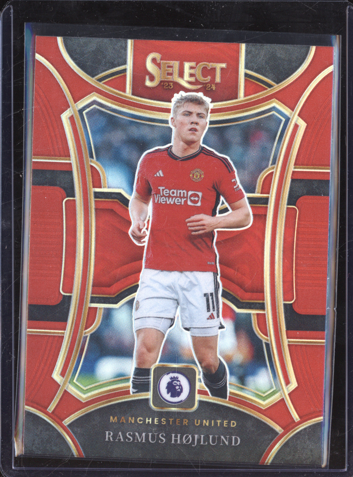 Rasmus Hojlund 2023-24 Panini Select 168 Red