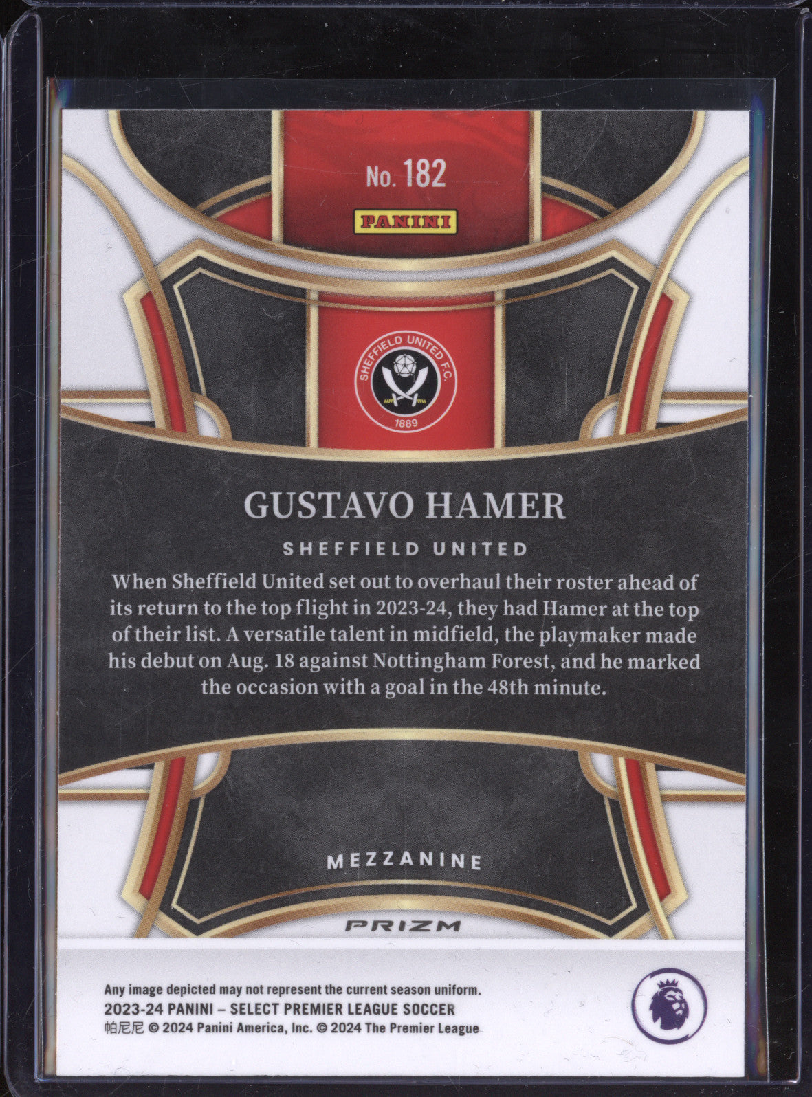 Gustavo Hamer 2023-24 Panini Select 182 Multi-Color RC