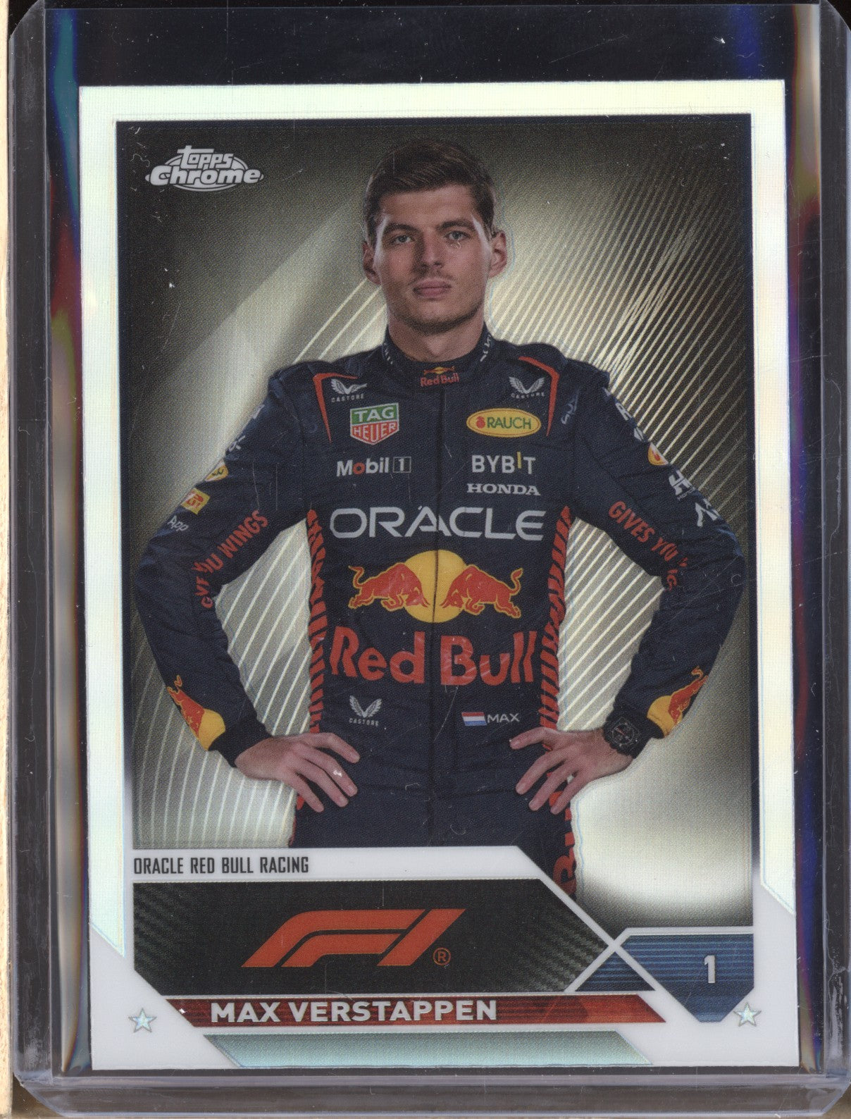 Max Verstappen 2023 Topps Chrome Formula 1 1 Refractor