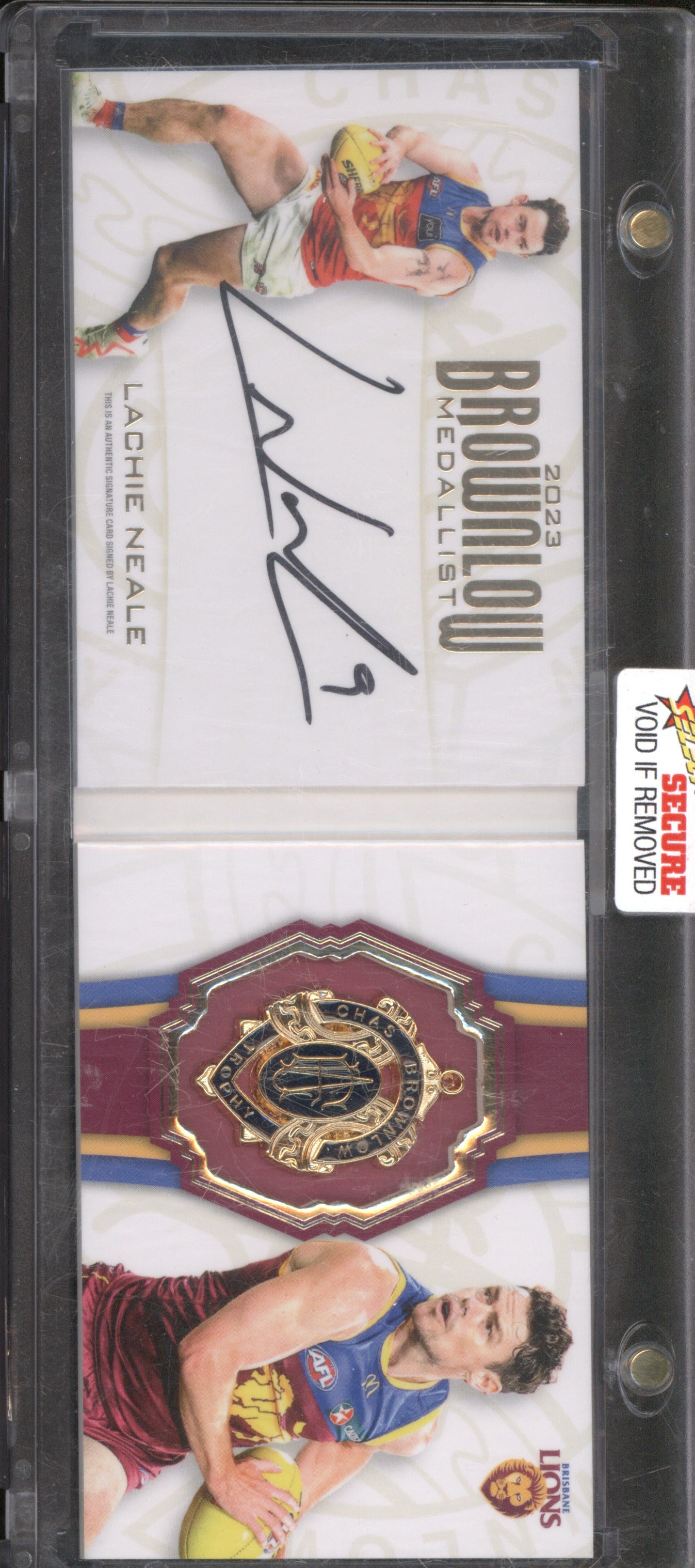 2023 Select AFL Footy Stars BPG8 Lachie Neale Brownlow Medallist Signature /260