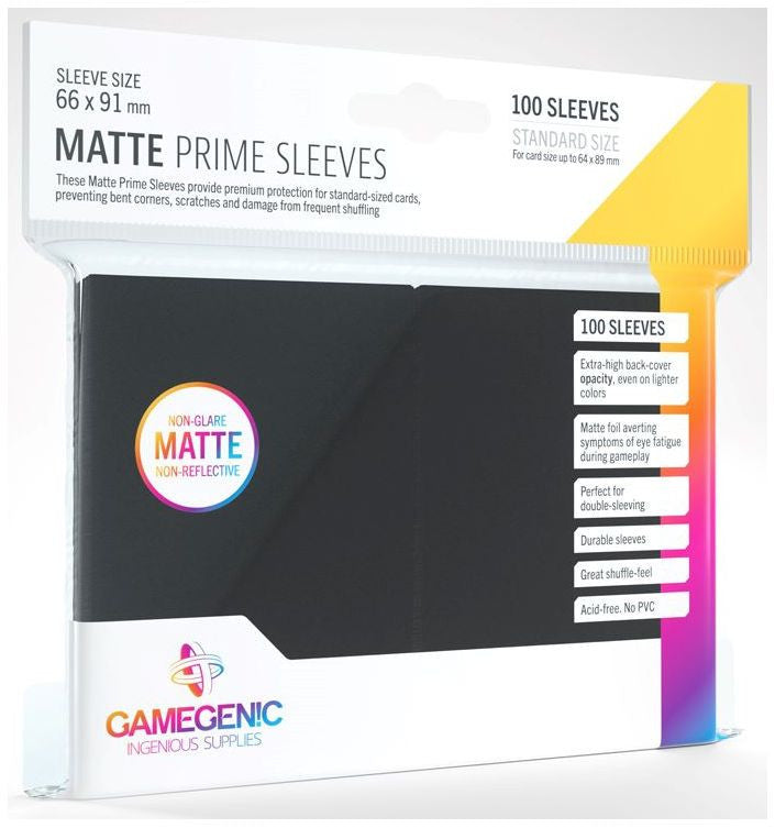 Gamegenic Matte Prime Sleeves 100