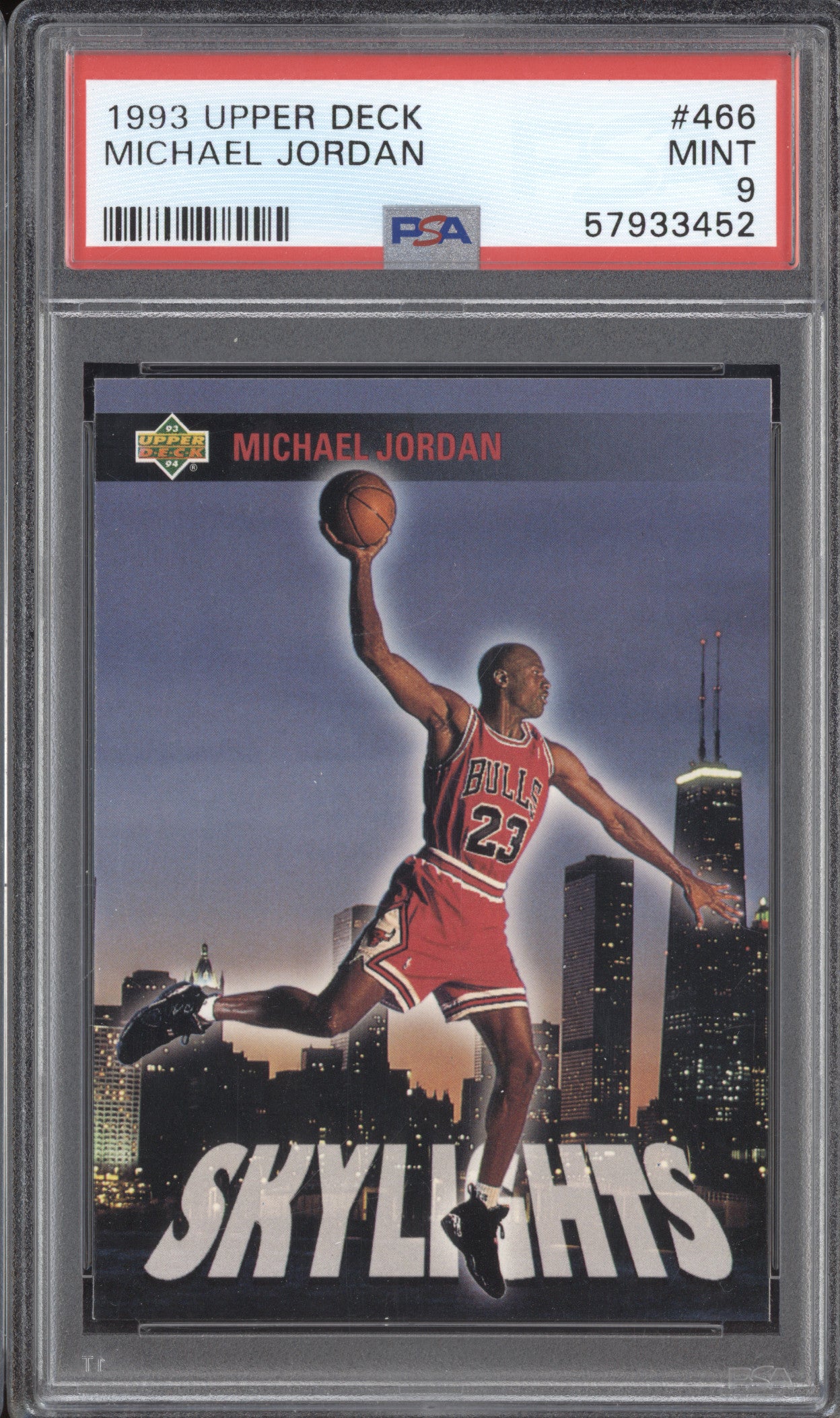 Michael Jordan 1993 Upper Deck 466 PSA 9