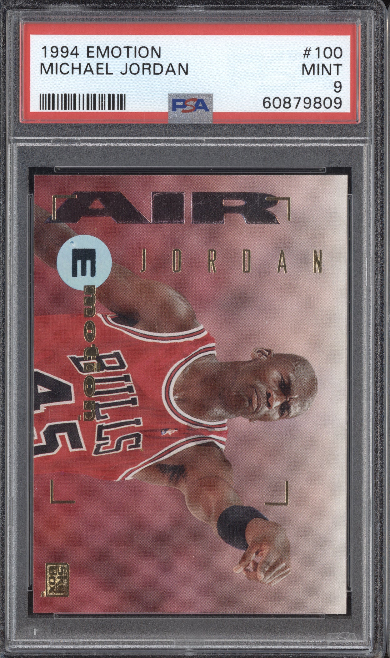 Michael Jordan 1994-95 Skybox Emotion 100 PSA 9