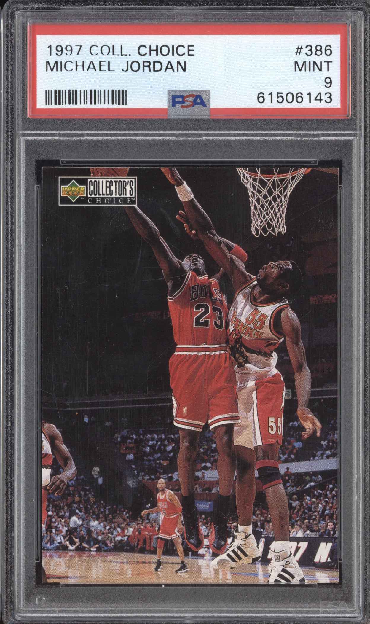Michael Jordan 1997 Upper Deck Collector's Choice 386 PSA 9