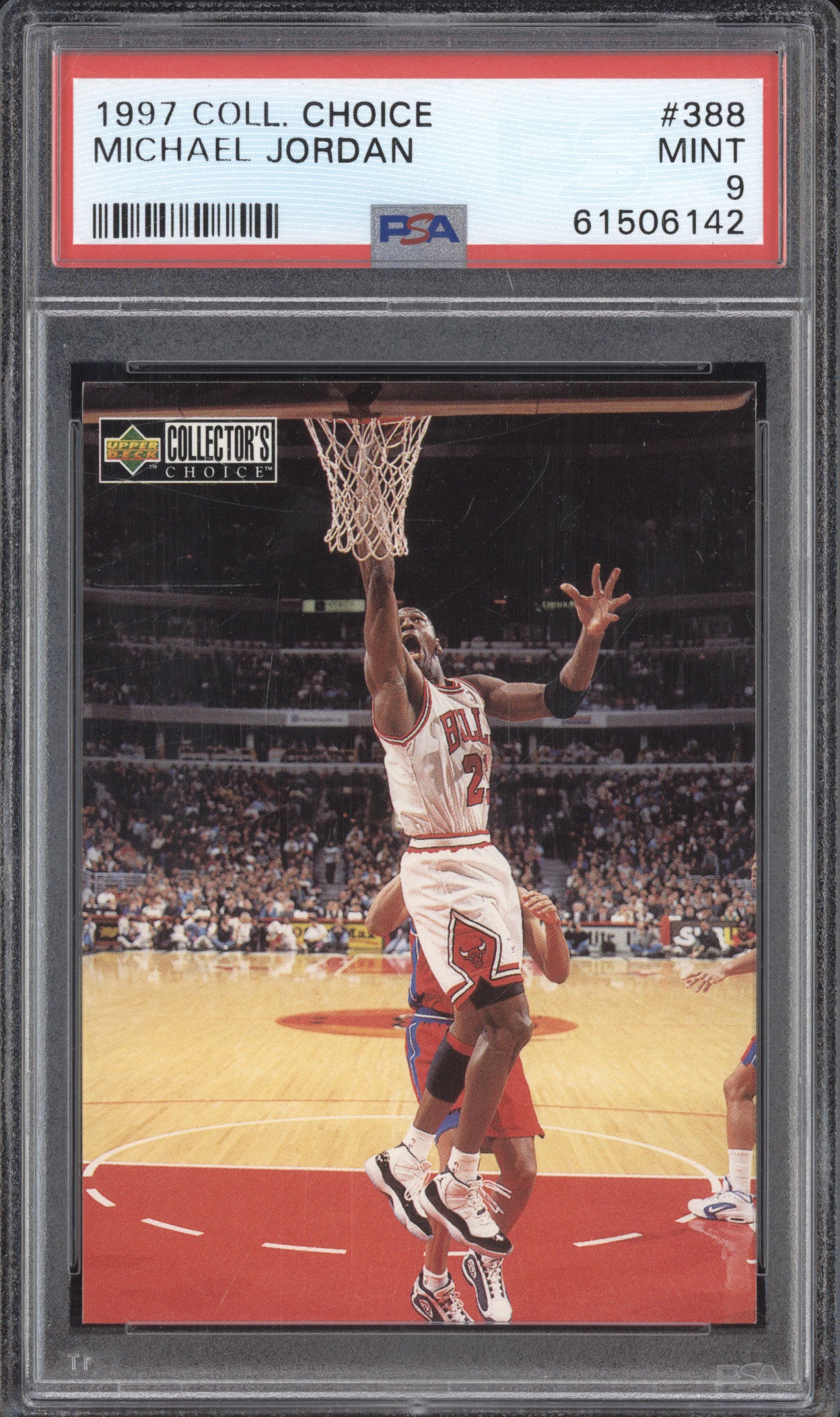 Michael Jordan 1997 Upper Deck Collector's Choice 388 PSA 9