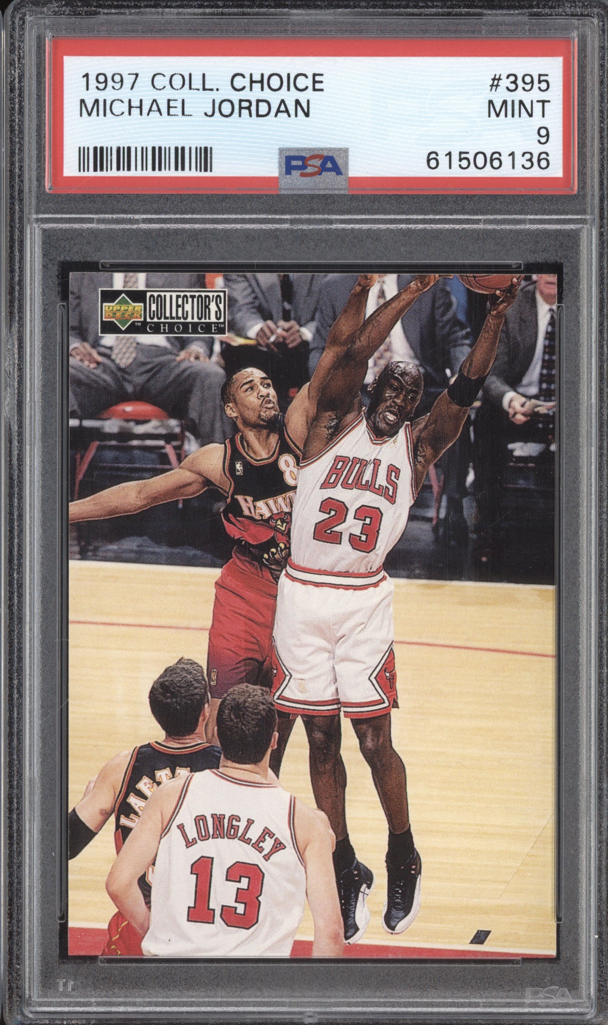 Michael Jordan 1997 Upper Deck Collector's Choice 395 PSA 9