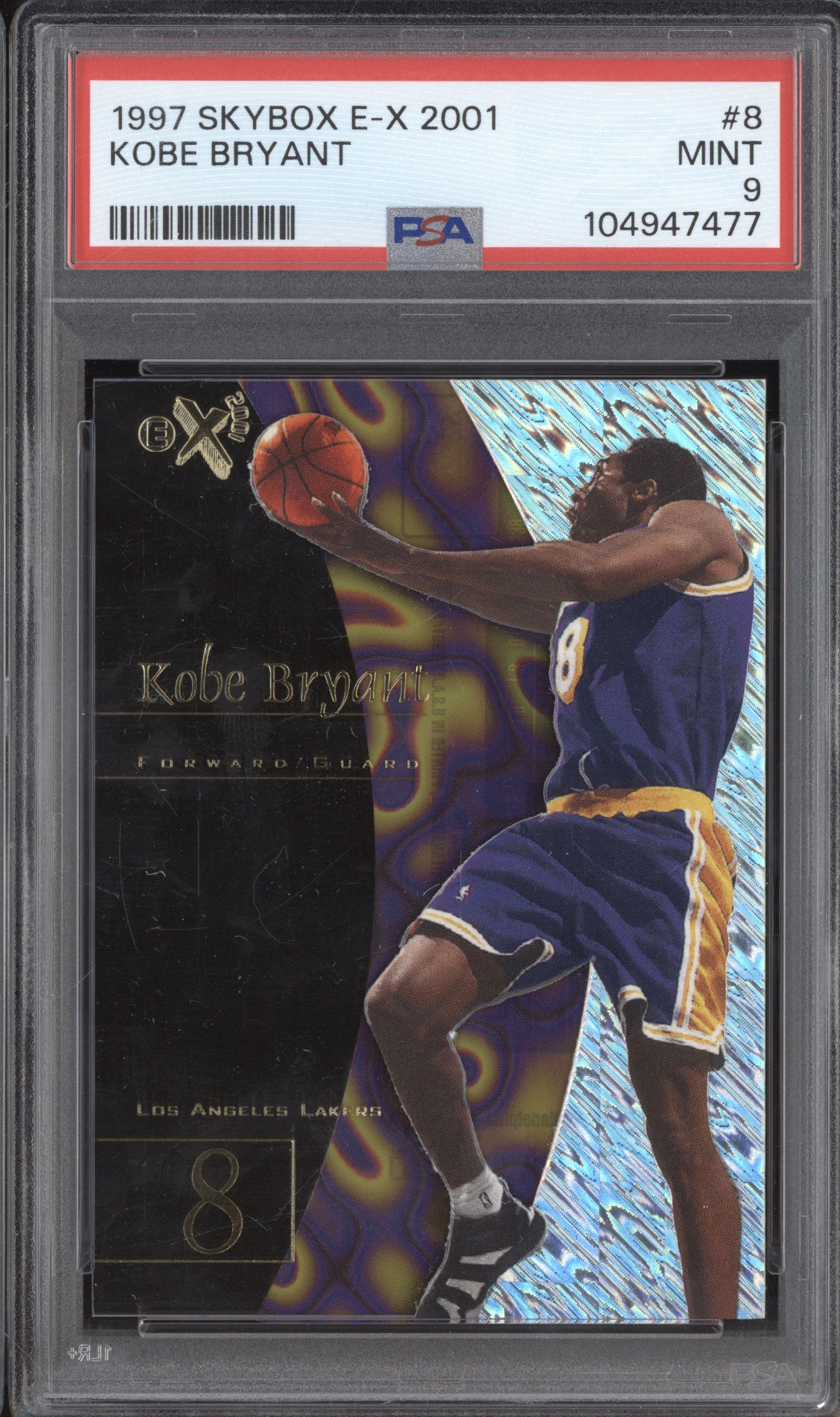 Kobe Bryant 1997-98 Skybox E-X 2001 8 PSA 9