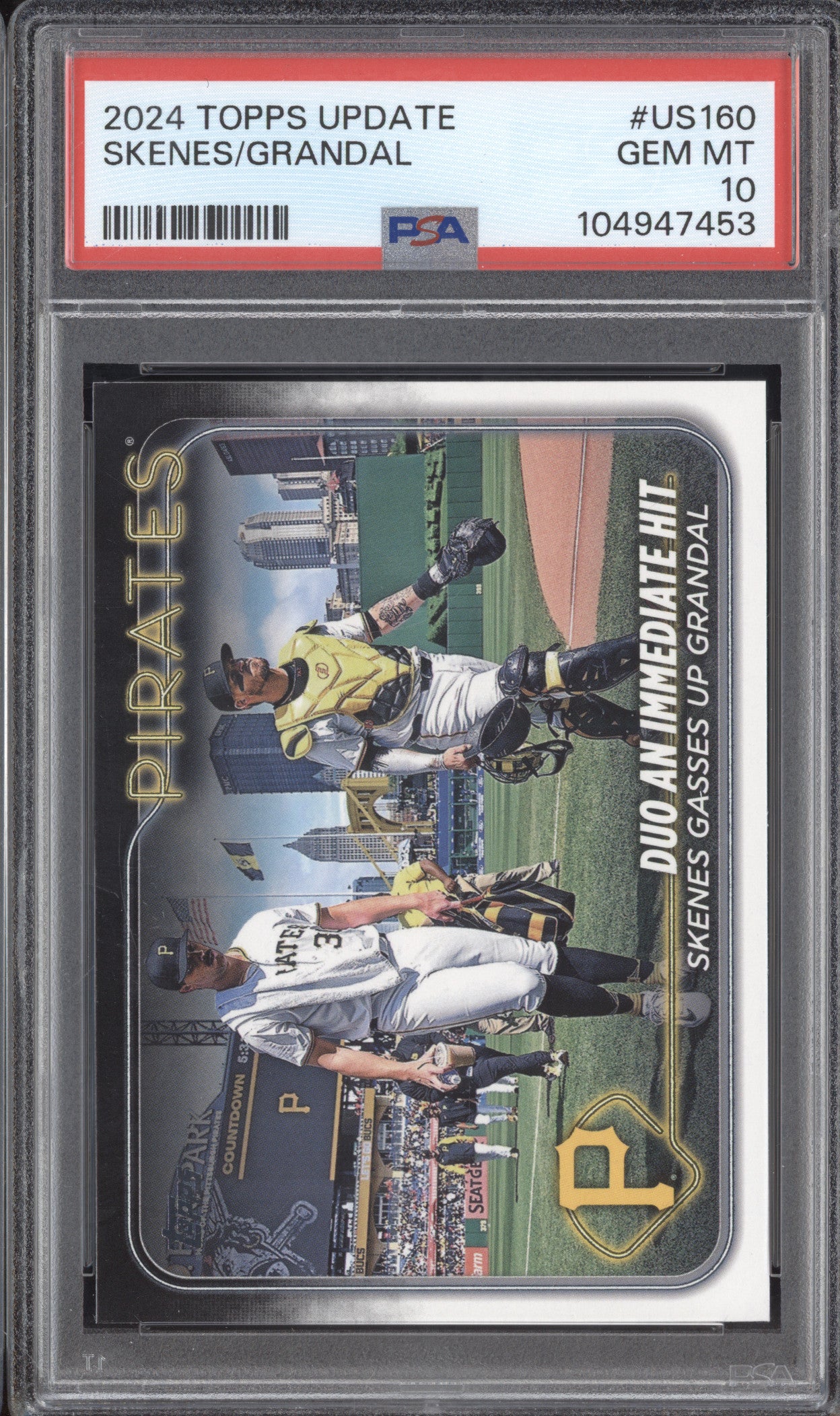 Skenes/Grandal 2024 Topps Update US160 PSA 10