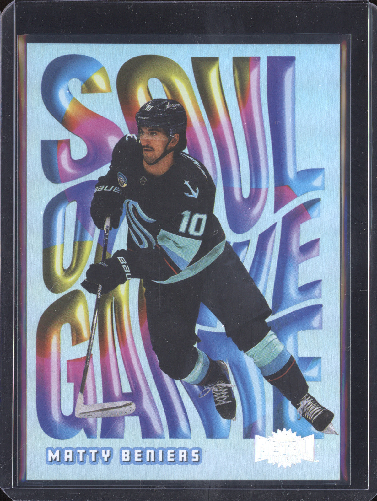 Matty Beniers 2023-24 Sky Box Metal Universe 10 Soul of the Game