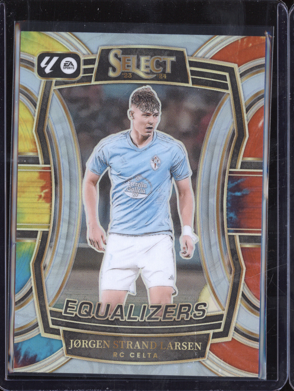 Jorgen Strand Larsen 2023-24 Panini La Liga International 16 Equalizers Tie-Dye 9/49