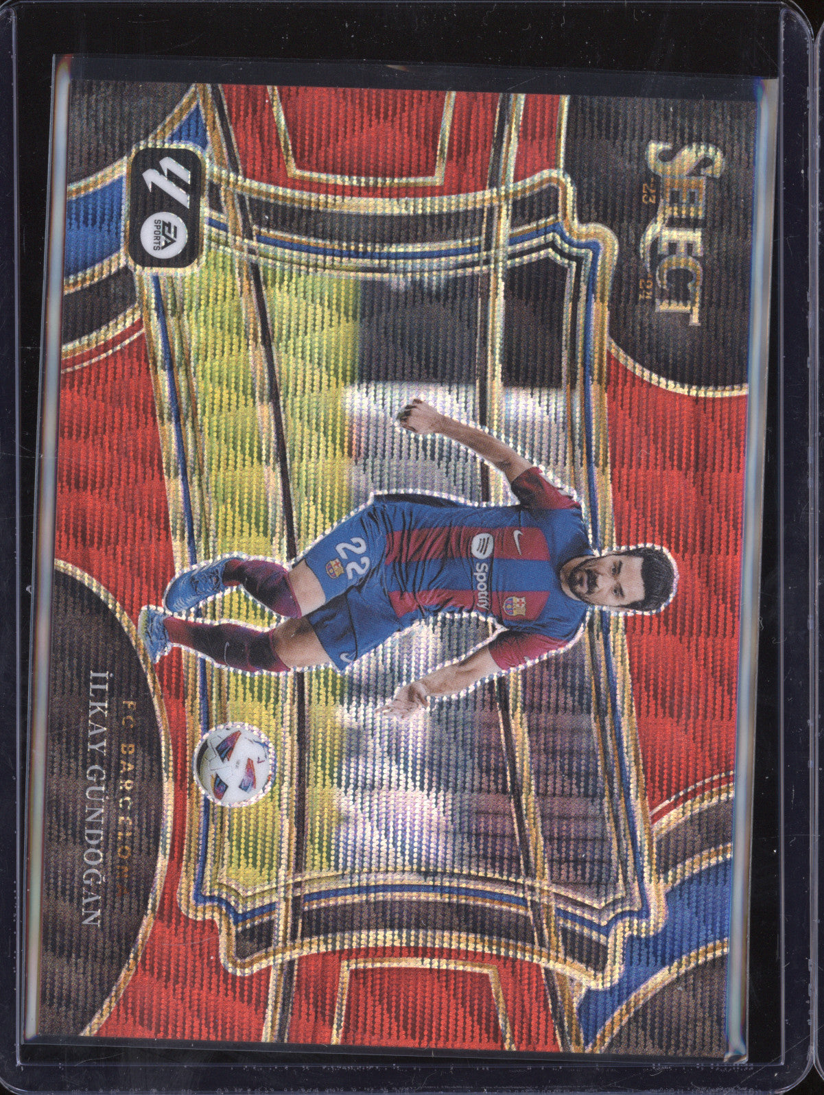 Ilkay Gundogan 2023-24 Panini La Liga International 204 Red Wave 47/65