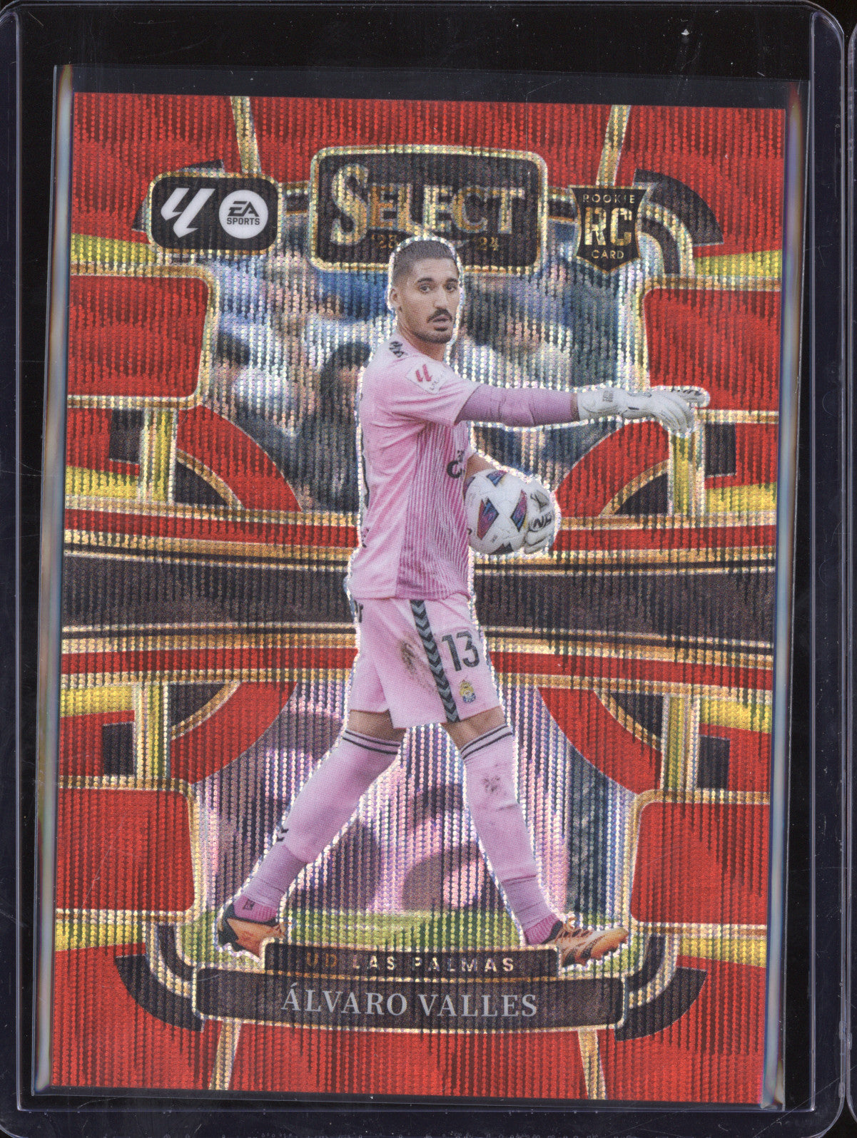 Alvaro Valles 2023-24 Panini La Liga International 90 Red Wave RC 29/65