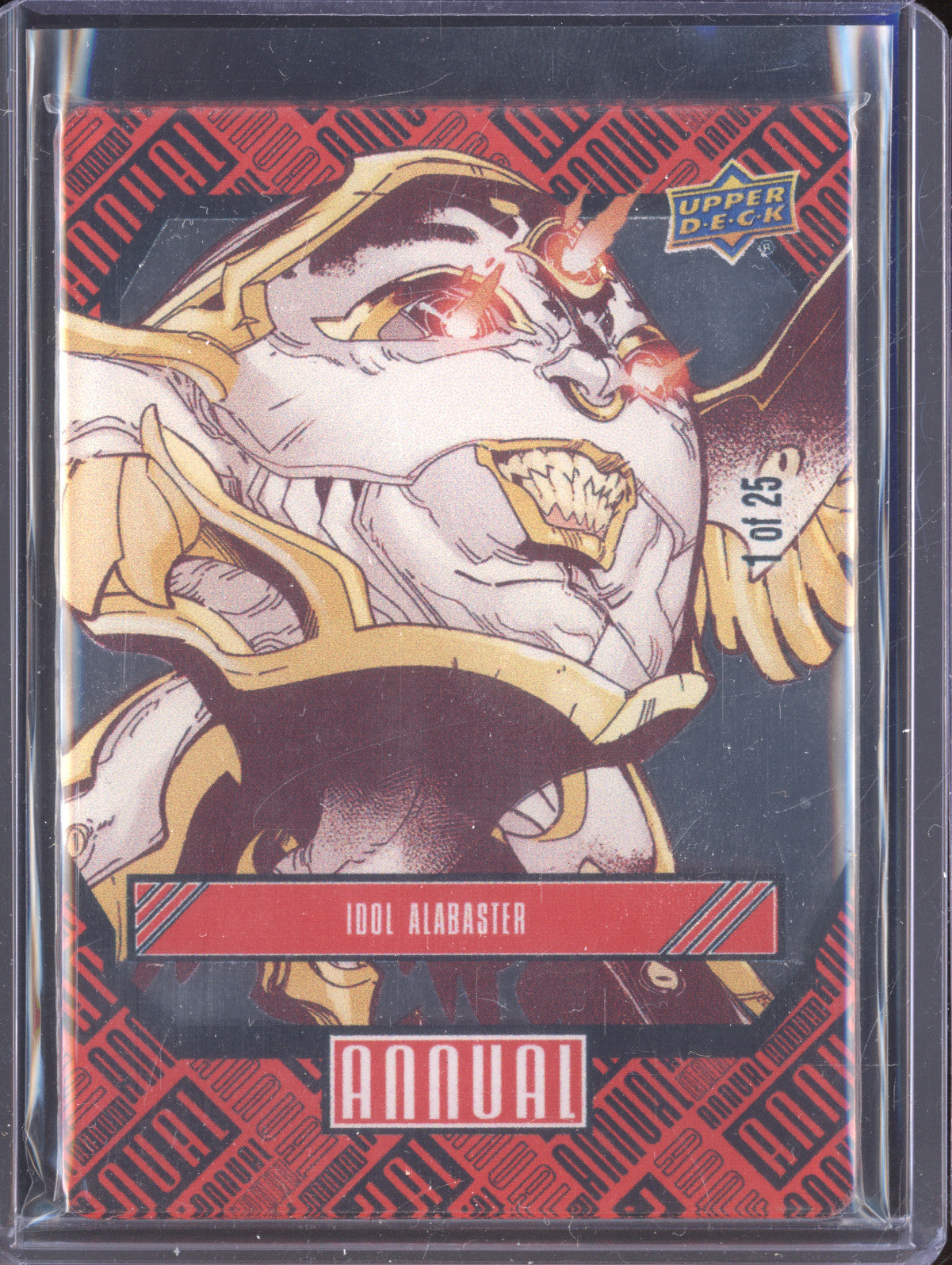 Idol Alabaster 2023-24 Upper Deck Marvel Annual 35 Crystal Clear Plexi 1/25