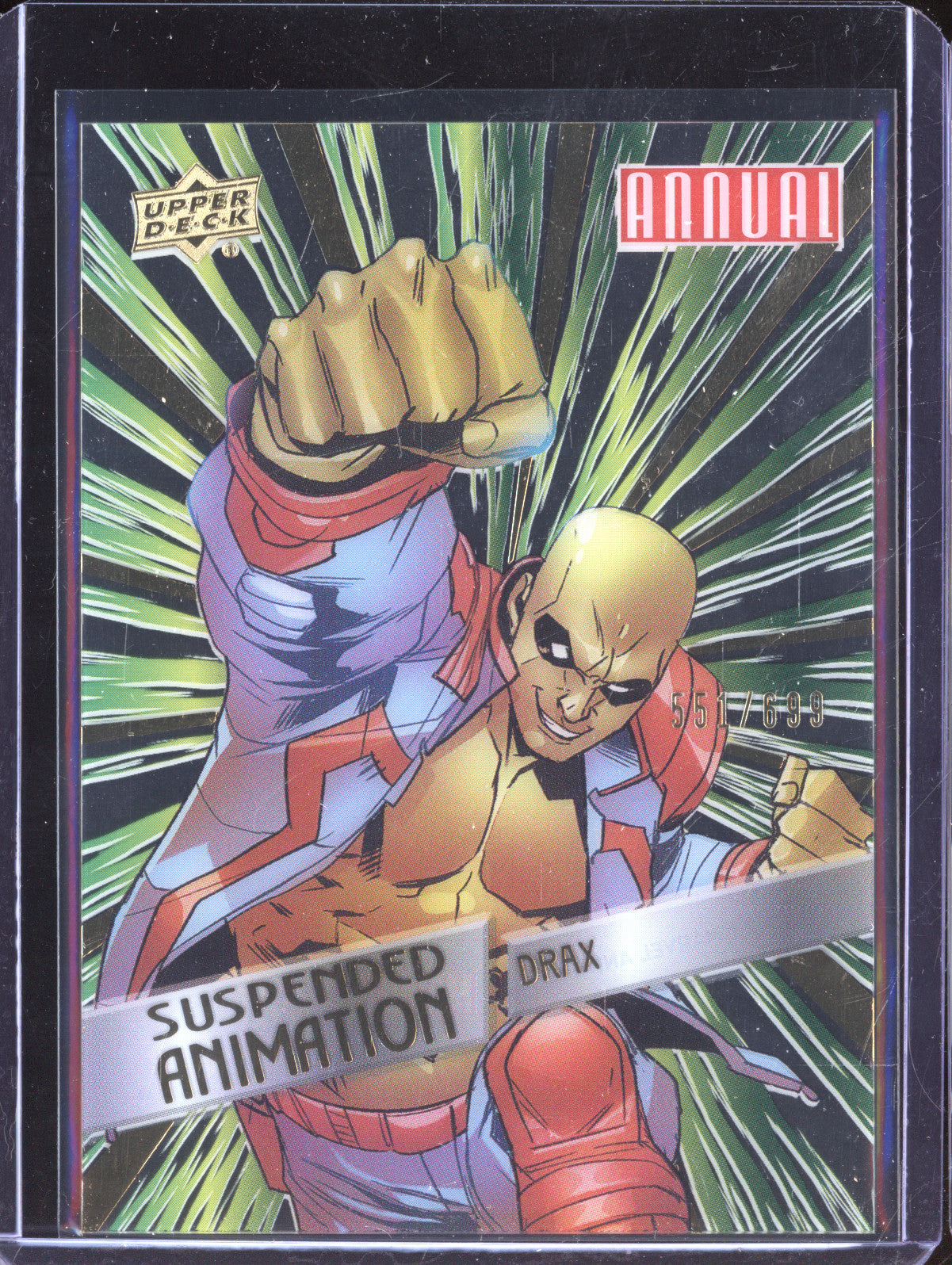 Drax 2023-24 Upper Deck Marvel Annual 5 Suspended Animation 551/699