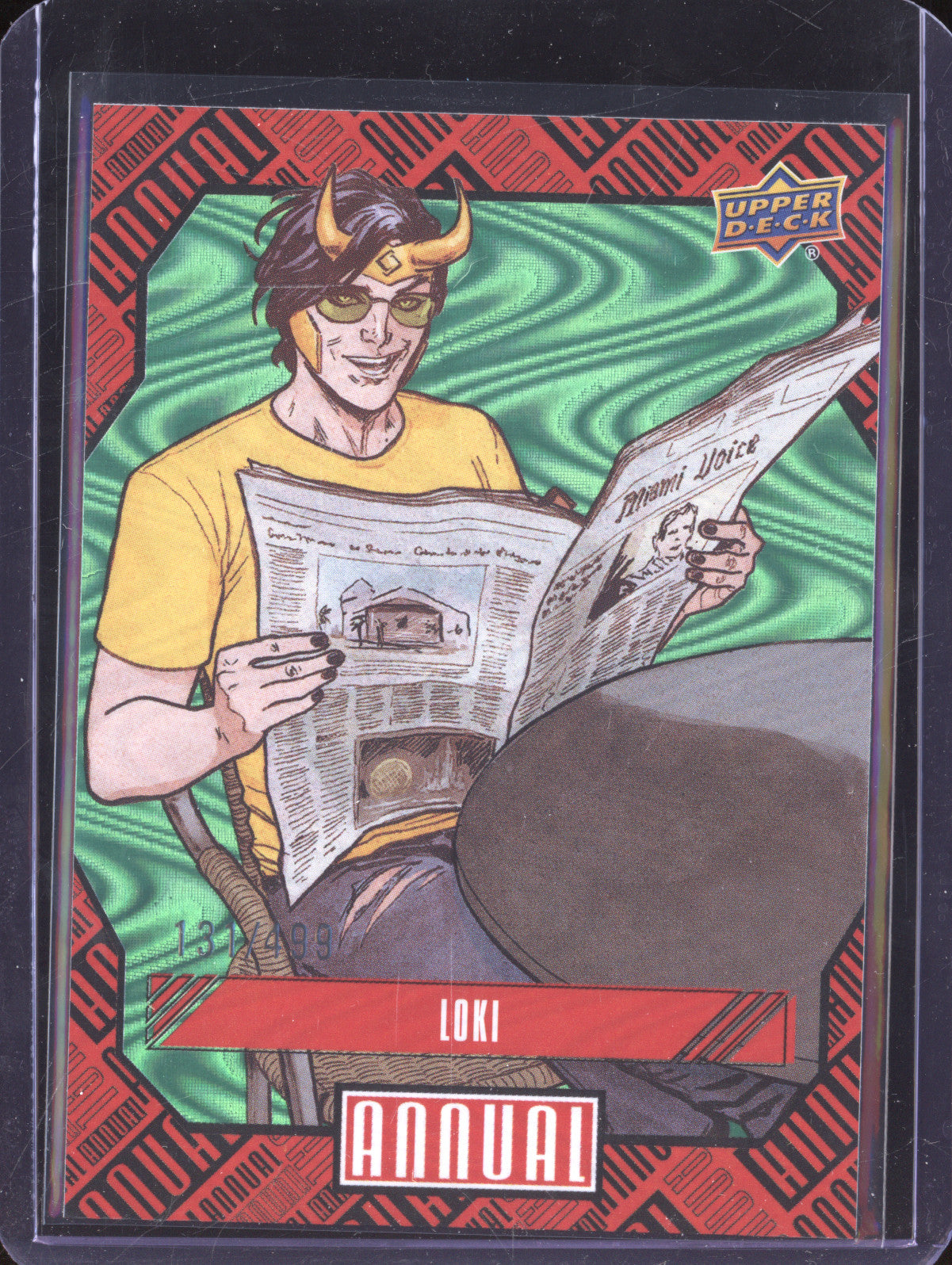 Loki 2023-24 Upper Deck Marvel Annual 43 Green 131/499