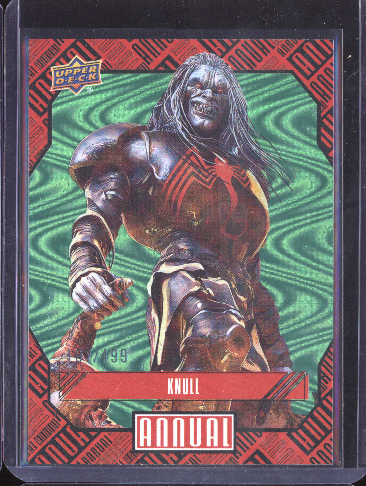 Knull 2023-24 Upper Deck Marvel Annual 42 Green 187/499