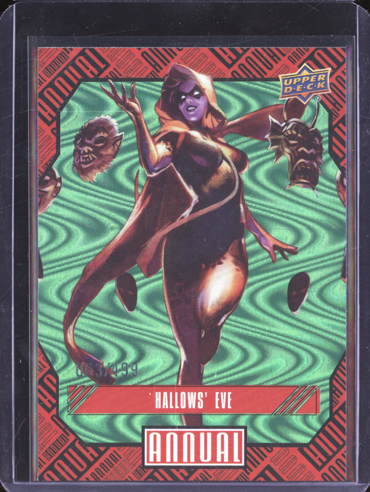Hallows' Eve 2023-24 Upper Deck Marvel Annual 28 Green 63/499