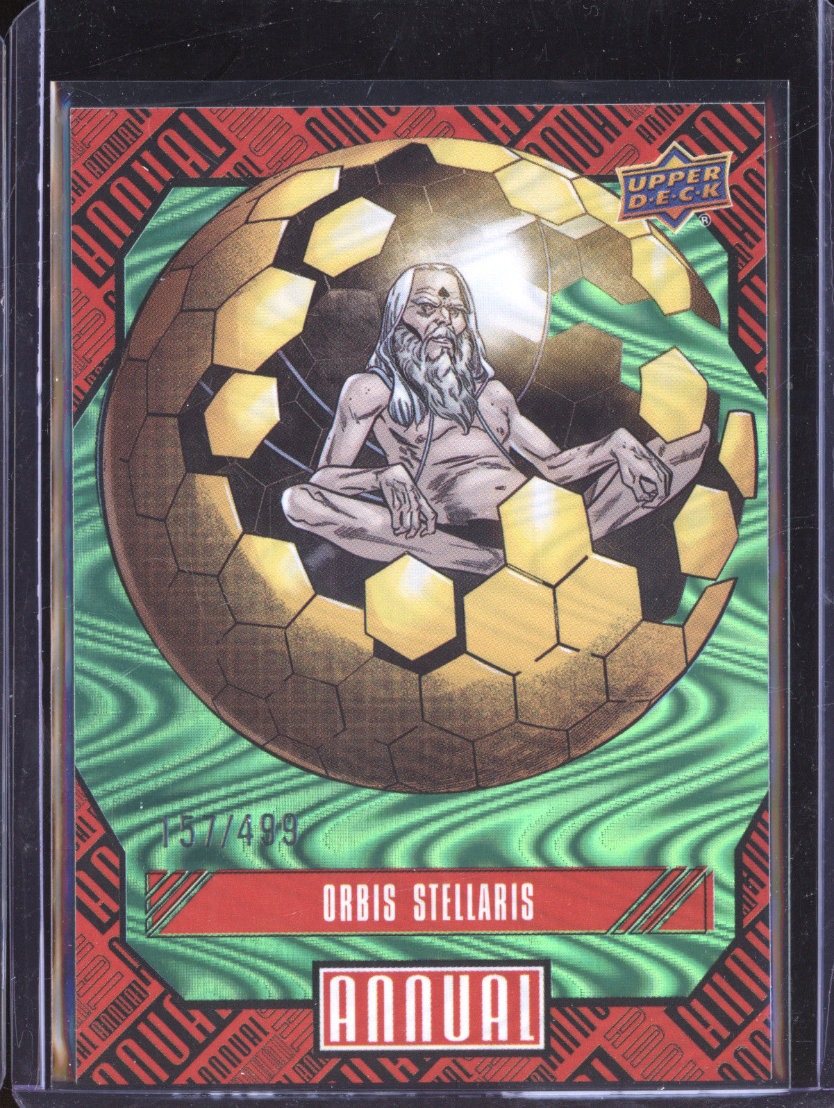Orbis Stellaris 2023-24 Upper Deck Marvel Annual 59 Green 157/499