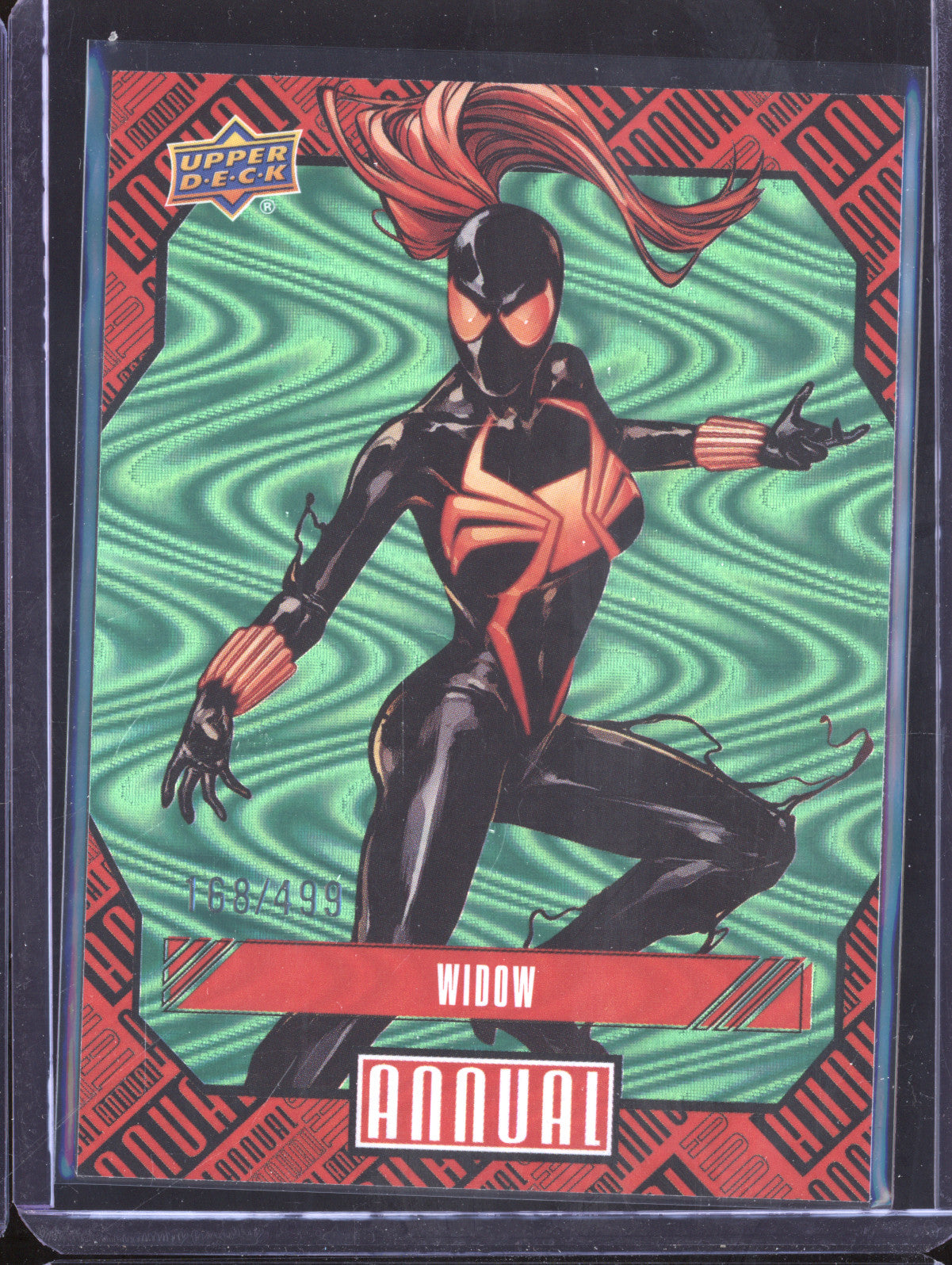 Widow 2023-24 Upper Deck Marvel Annual 90 Green 168/499